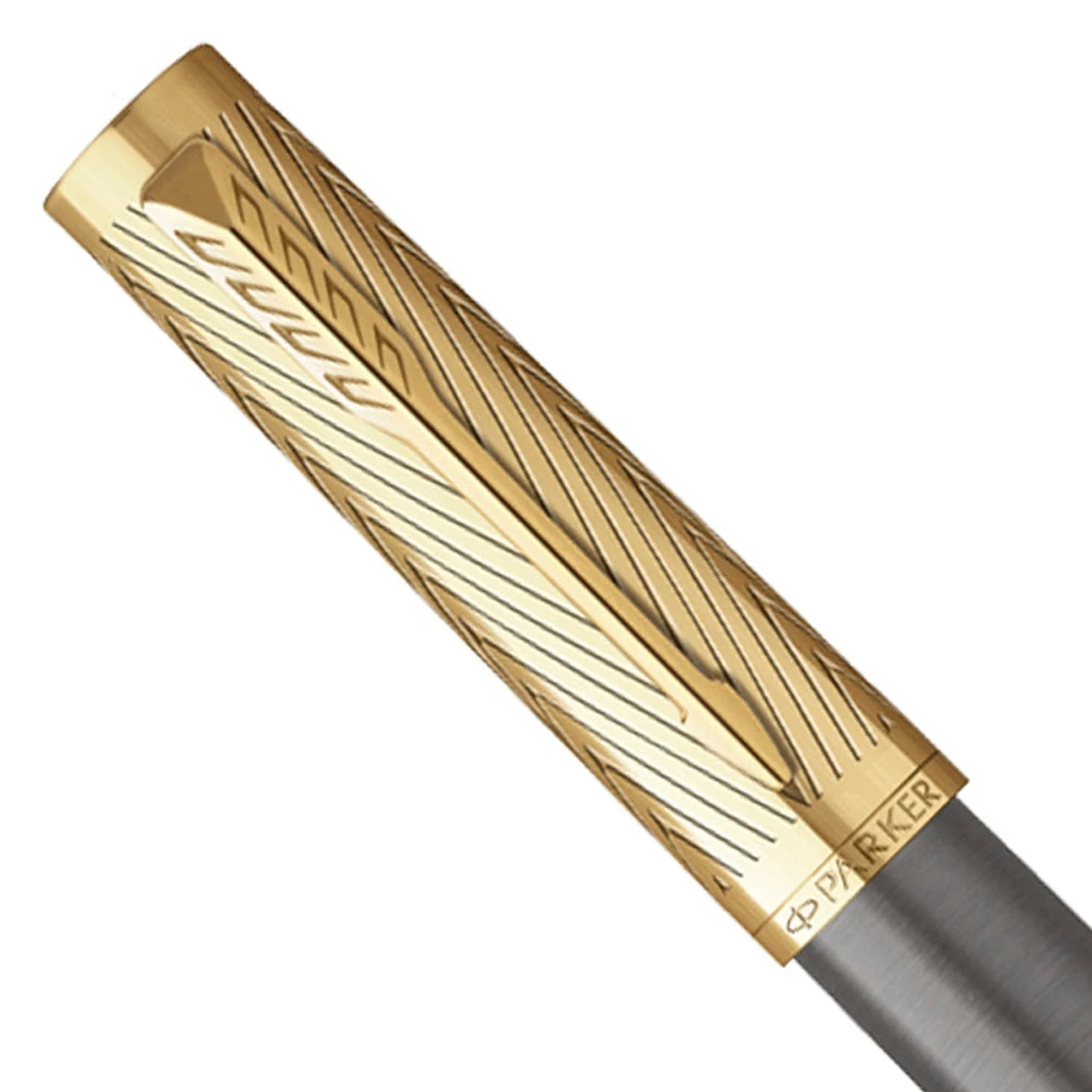 Parker Ingenuity Pioneers Collection Fountain Pen Grey with Gold Trim