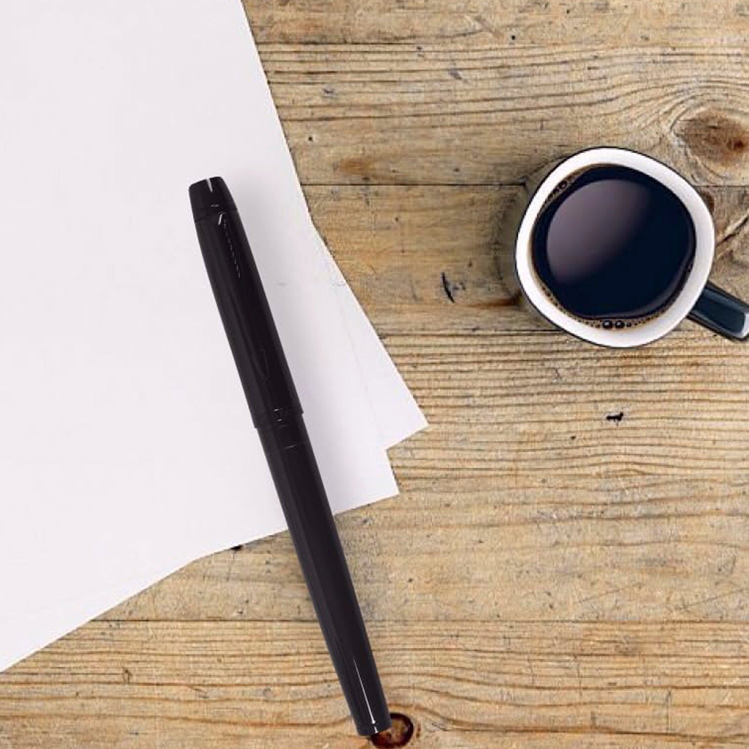 Parker Odyssey Lacquer Black Roller Ball Pen