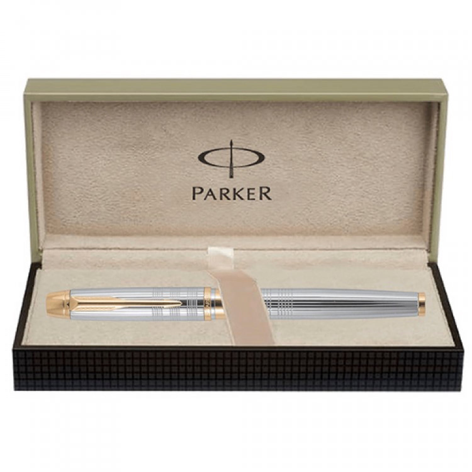Parker Odyssey Shiny Chrome Chiselled GT Fountain Pen