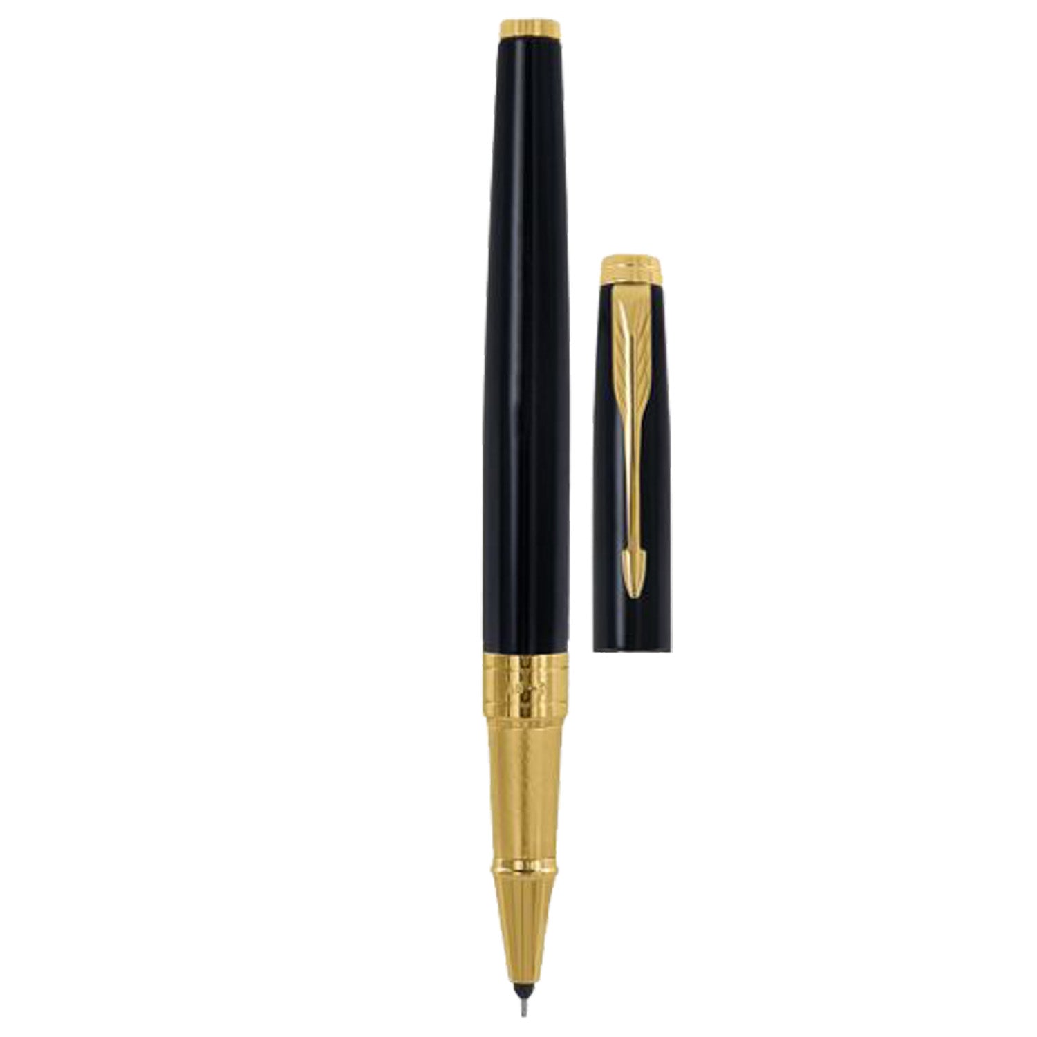 Parker Premium Aster Lacque Black GT Roller Ball Pen