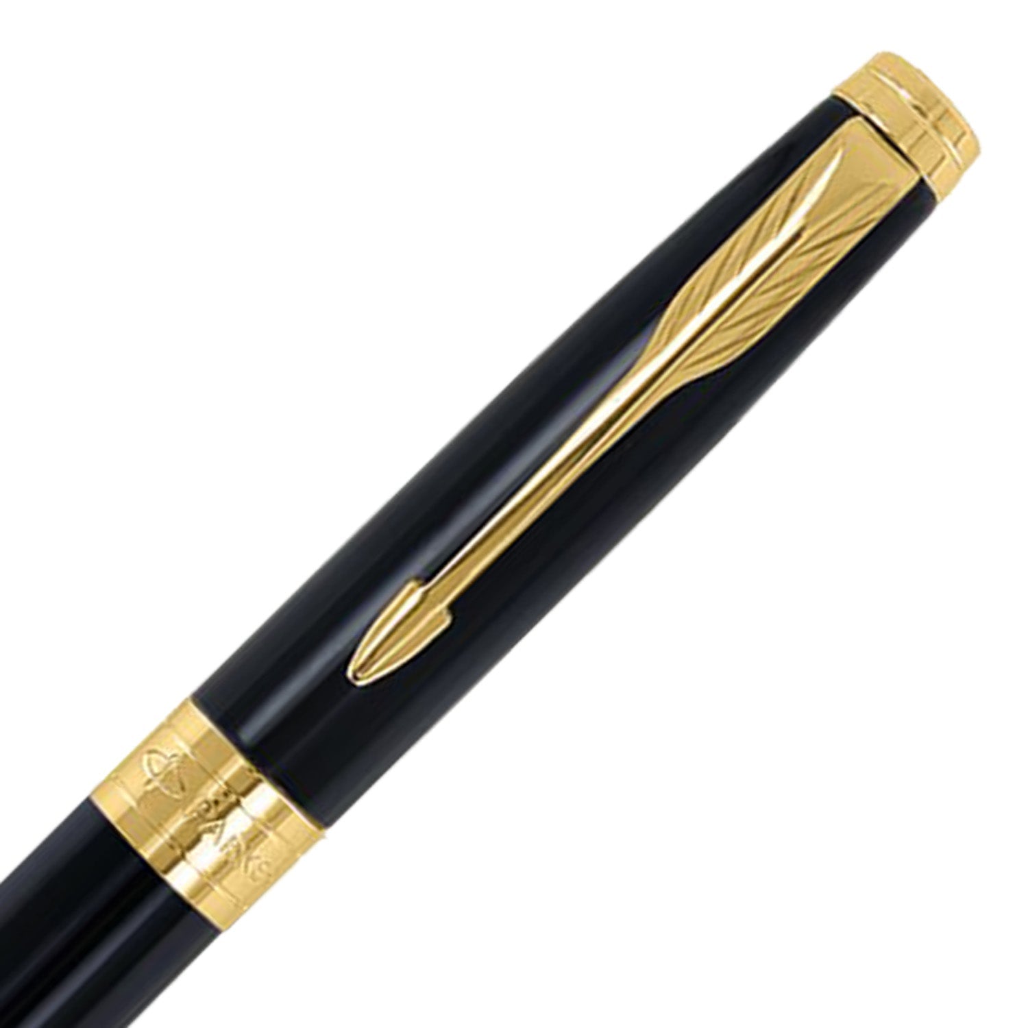 Parker Premium Aster Lacque Black GT Roller Ball Pen