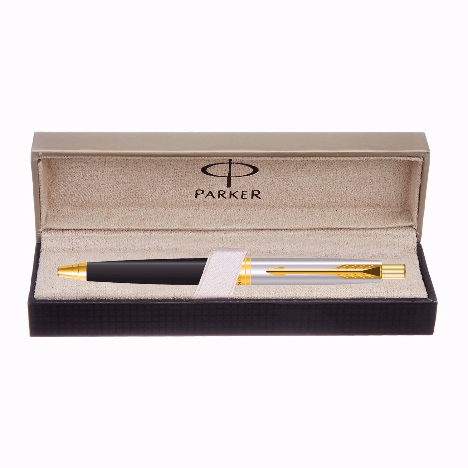 Parker Aster Shiny Black GT Ballpoint Pen