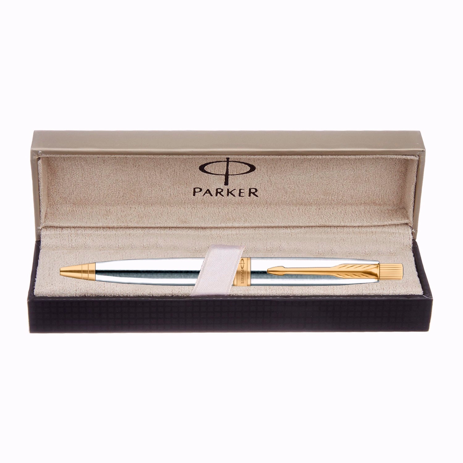 Parker Aster Shiny Chrome GT Ballpoint Pen