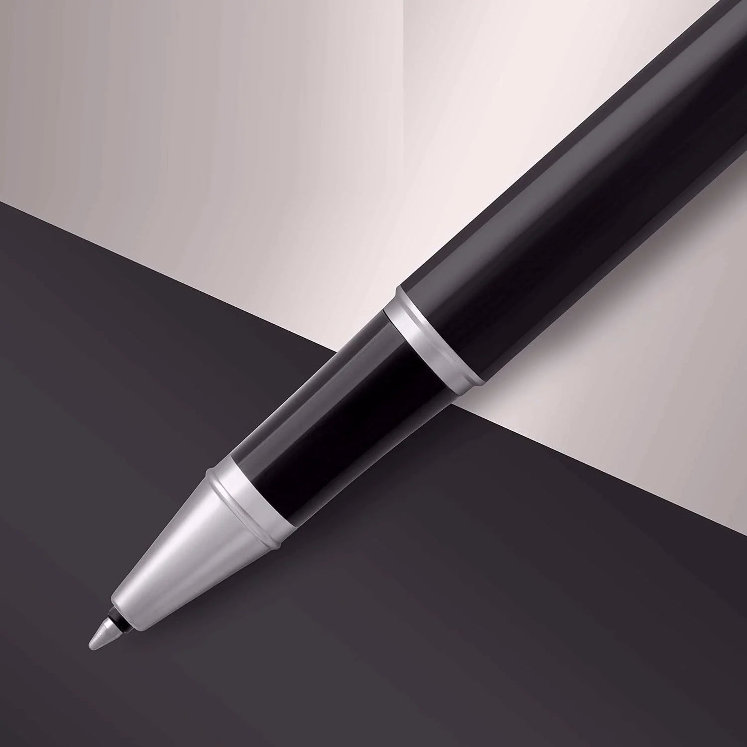 Parker IM Rollerball Pen Matt Black with Chrome Trim