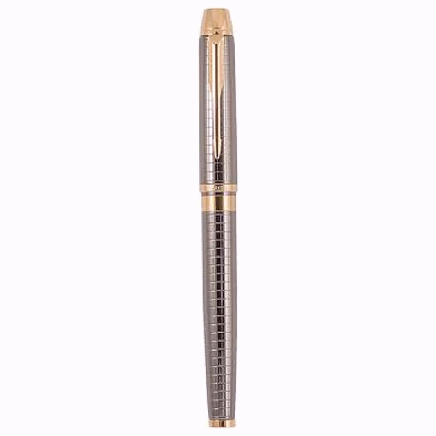 Parker Odyssey Gun Metal Chiseled GT Roller Ball Pen