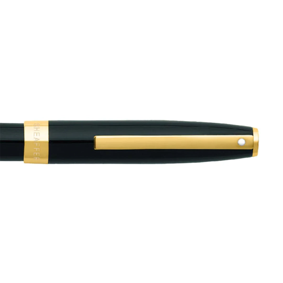 Sheaffer Sagaris Rollerball Pen Glossy Black with Gold Tone Trim