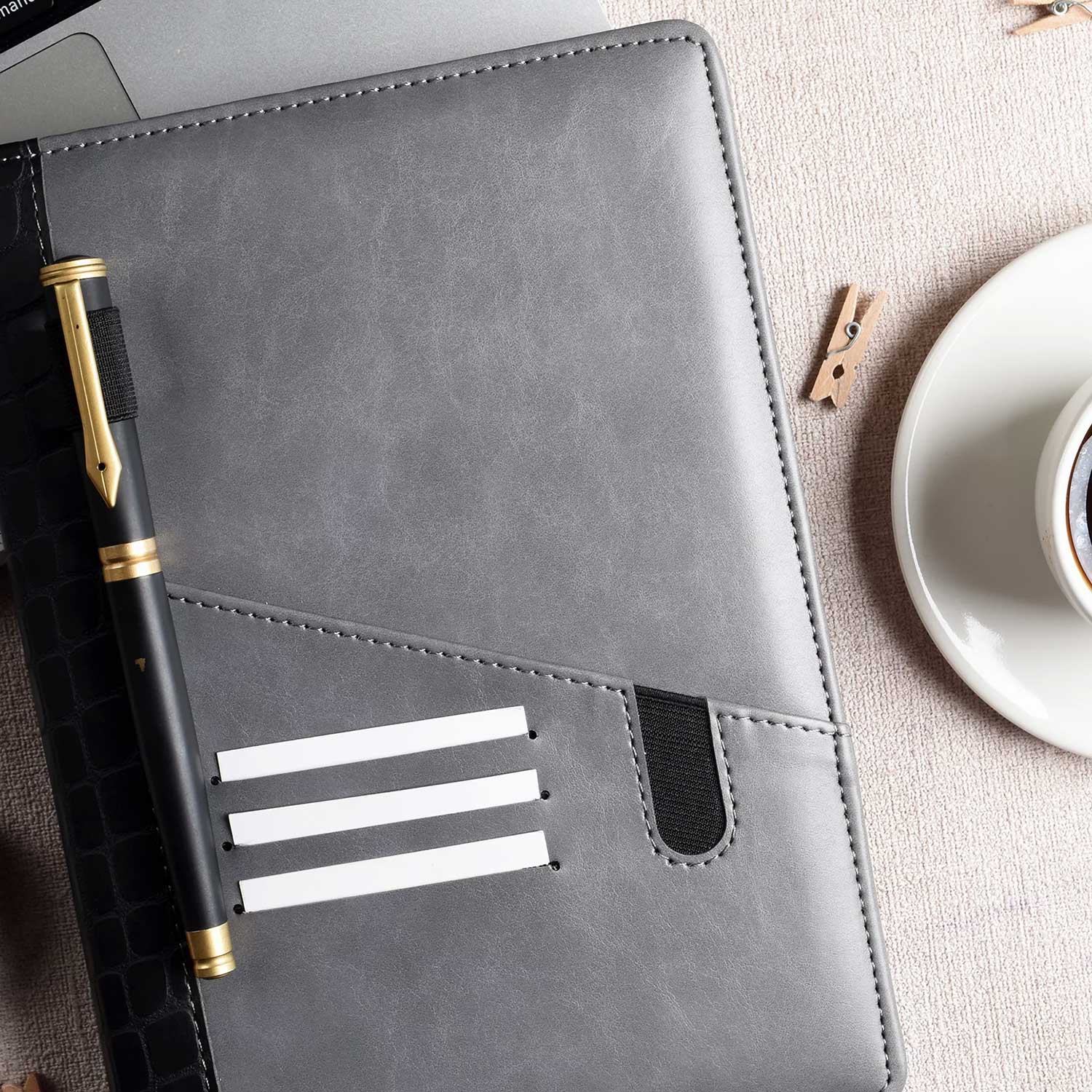 Scholar Apollo Grey Notebook - A5, Ruled