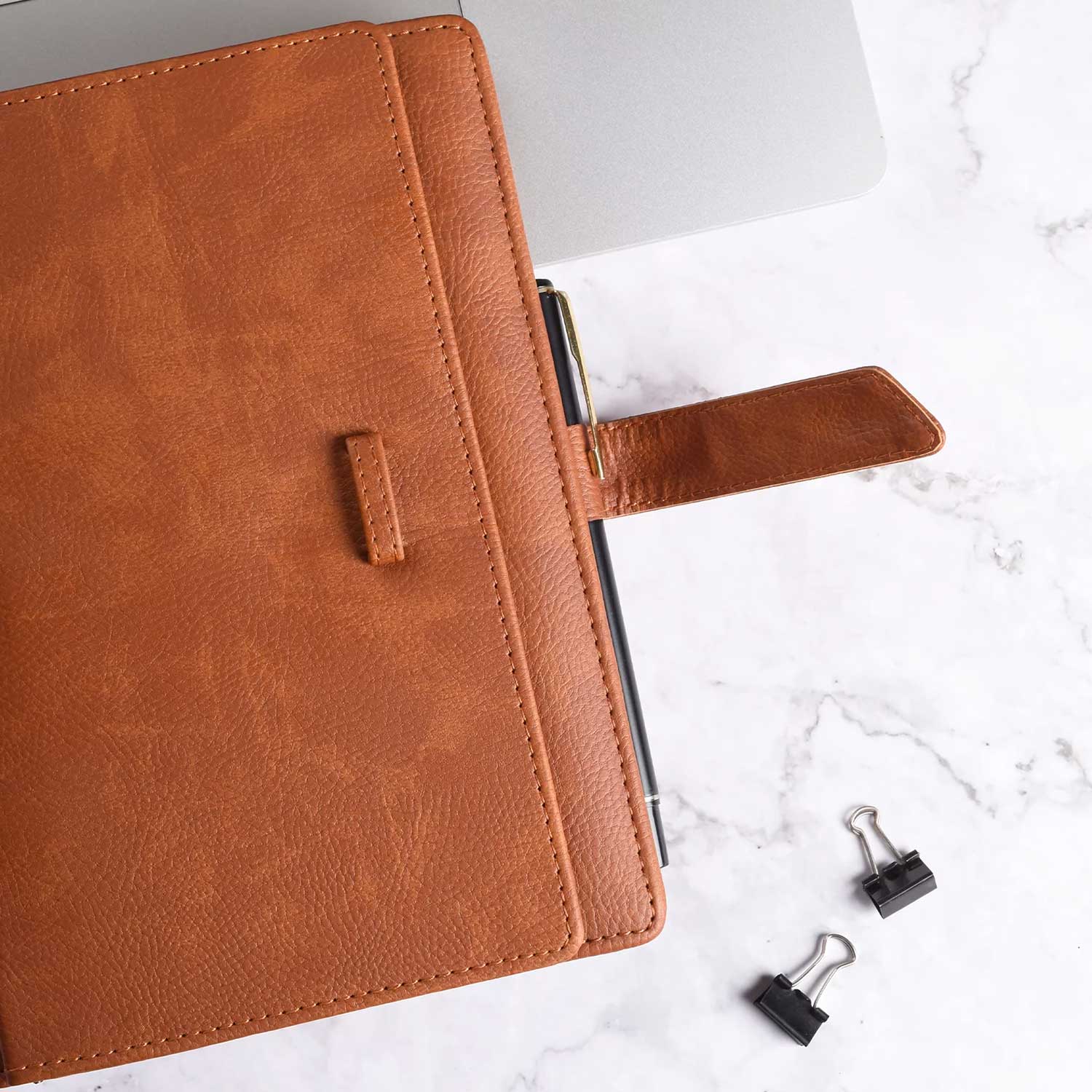 Scholar Folio Tan Notebook - A5, Ruled