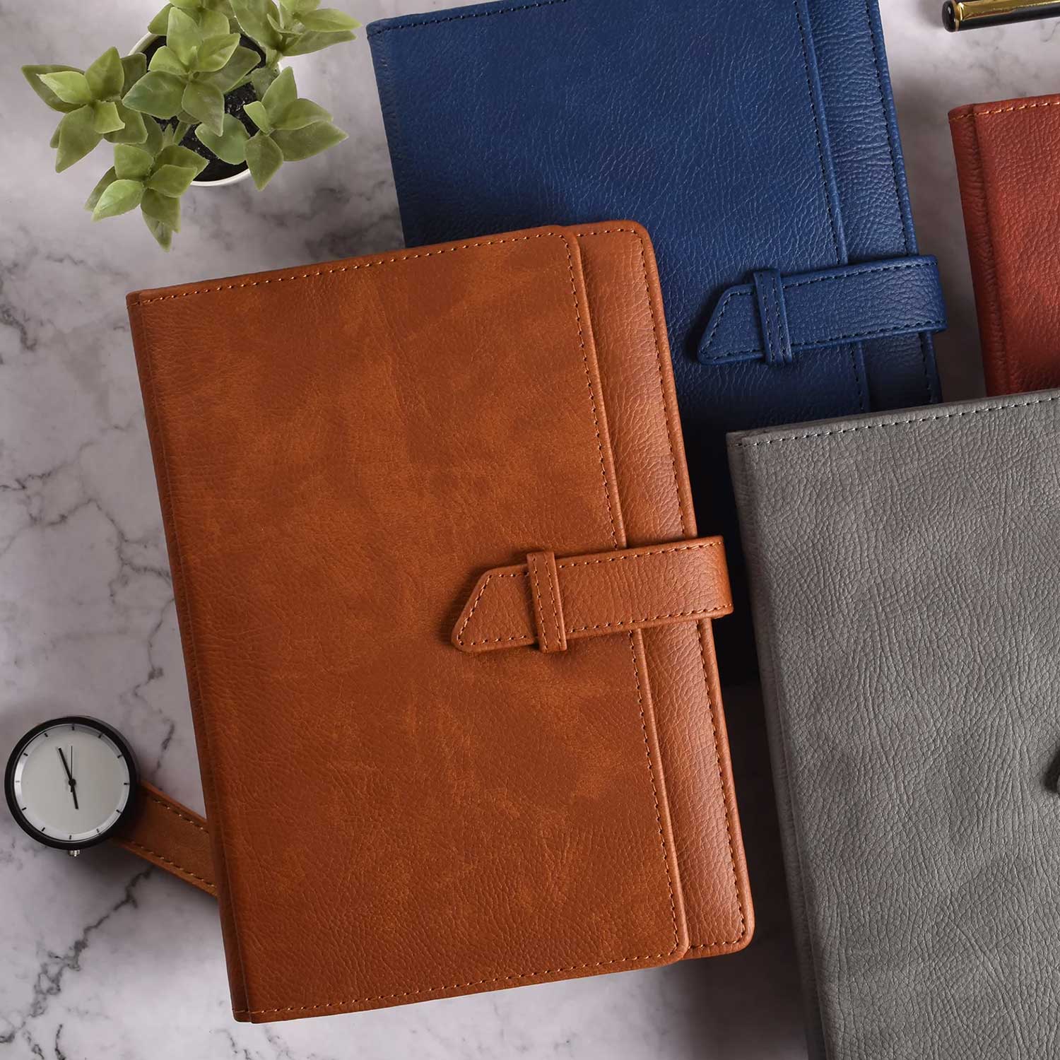 Scholar Folio Tan Notebook - A5, Ruled