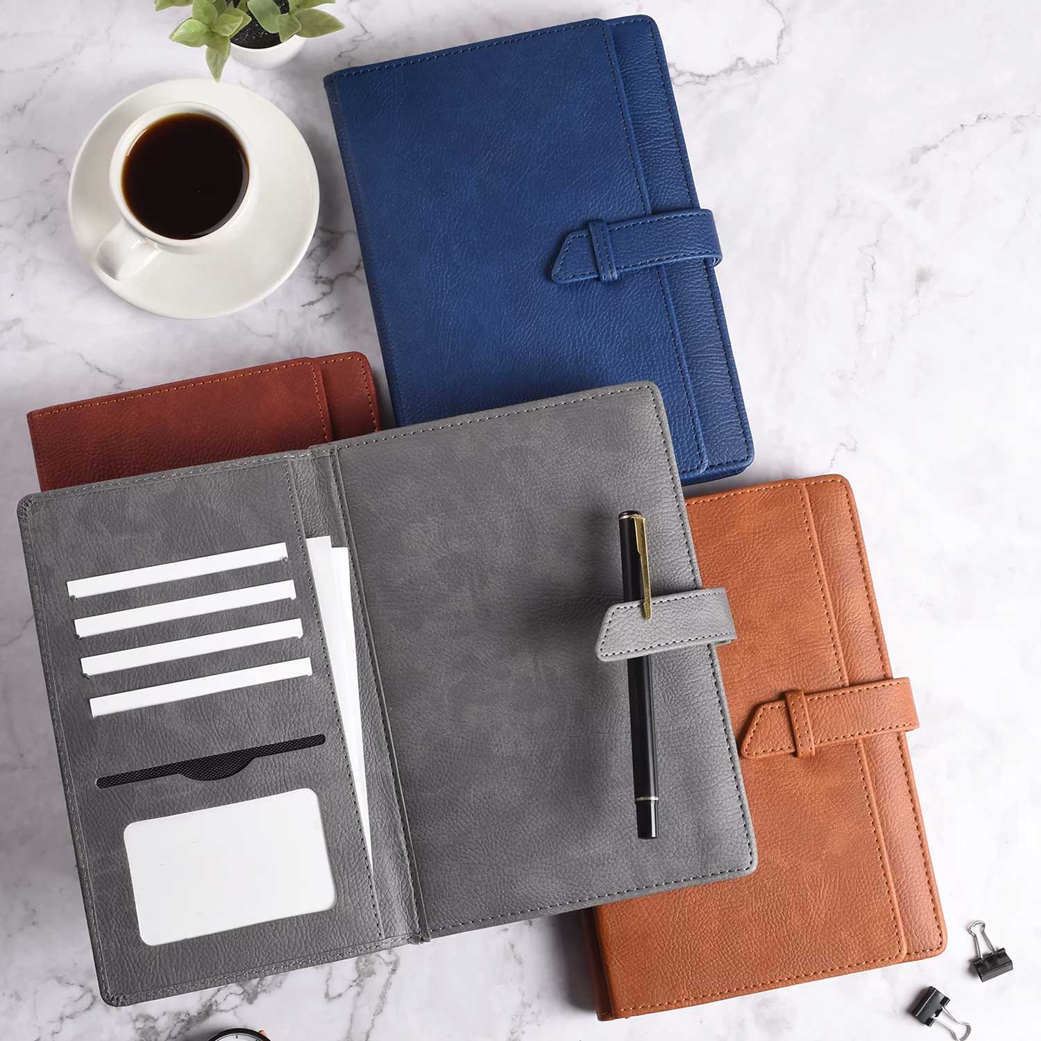 Scholar Folio Tan Notebook - A5, Ruled