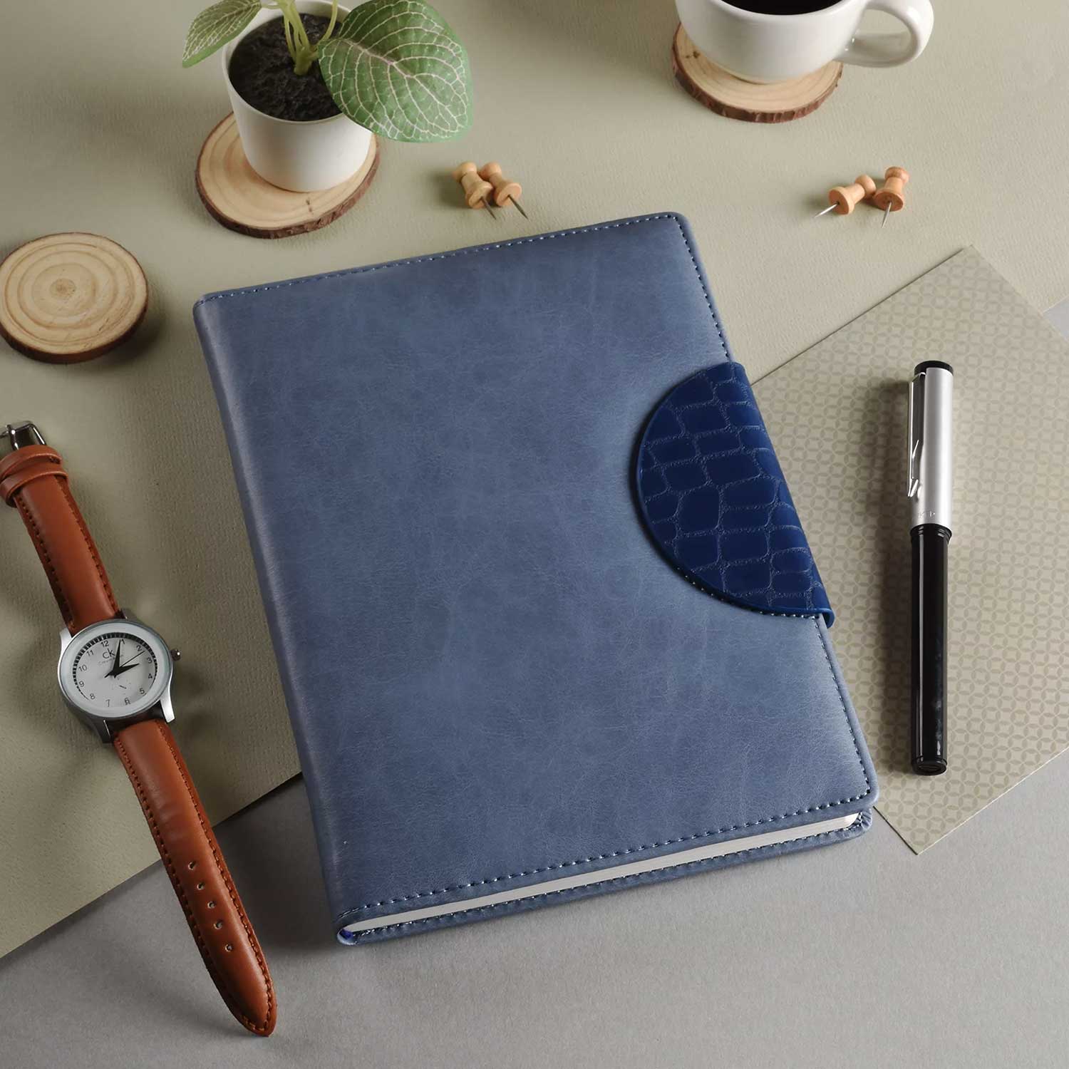 Scholar Orion Blue Notebook - A5, Ruled