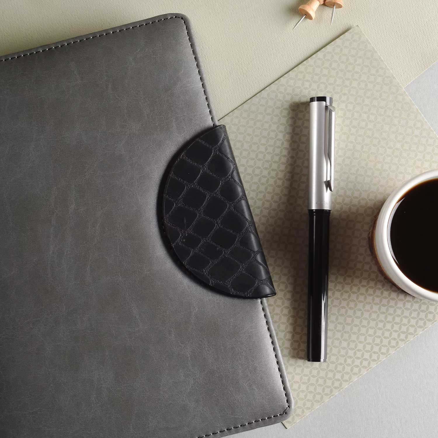 Scholar Orion Grey Notebook - A5, Ruled