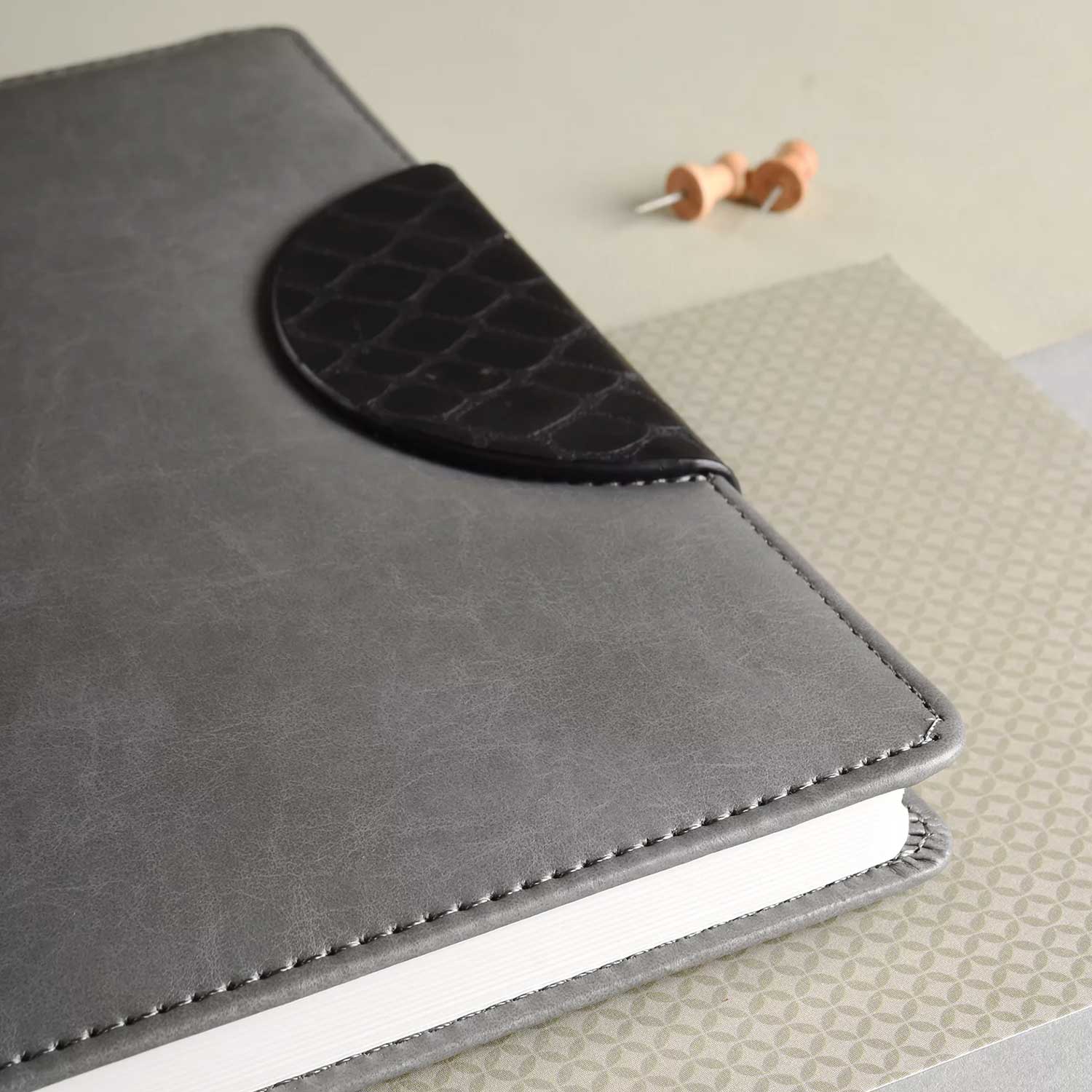 Scholar Orion Grey Notebook - A5, Ruled