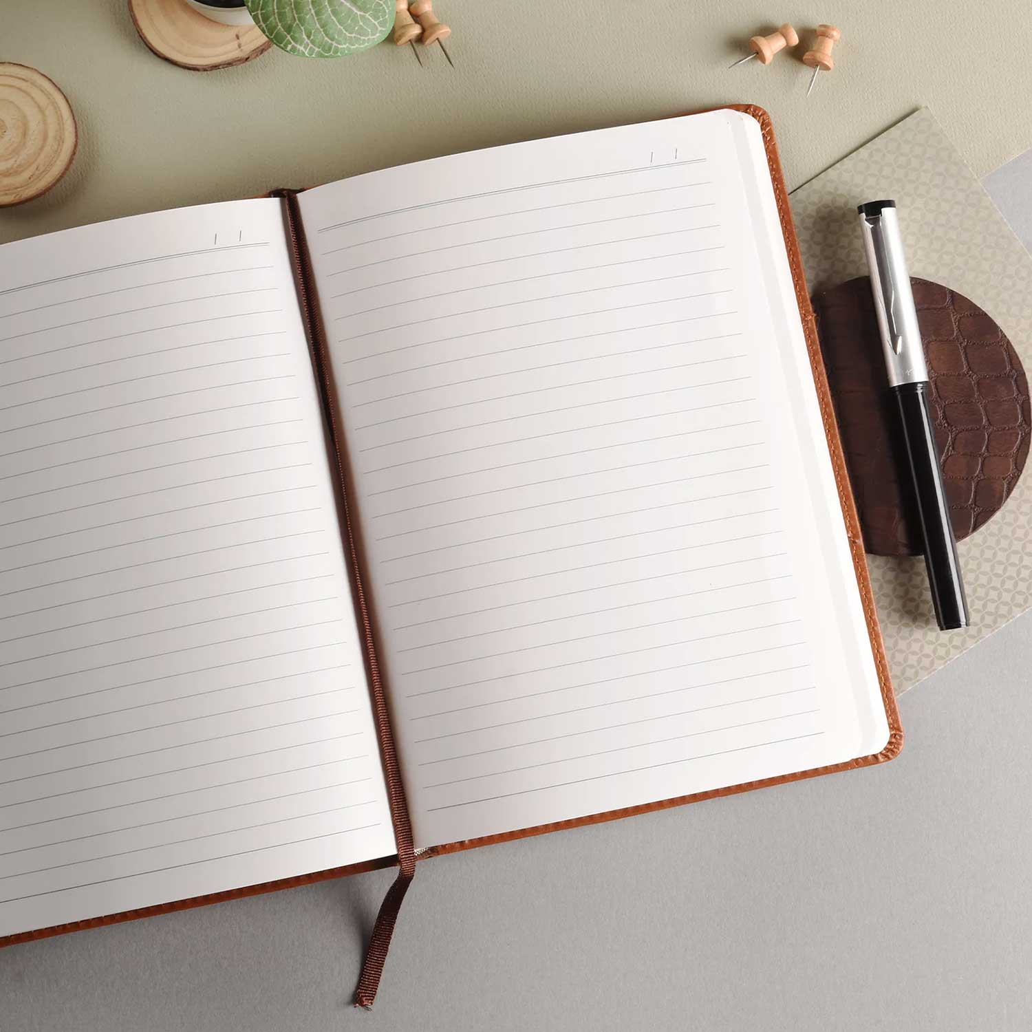 Scholar Orion Tan Notebook - A5, Ruled