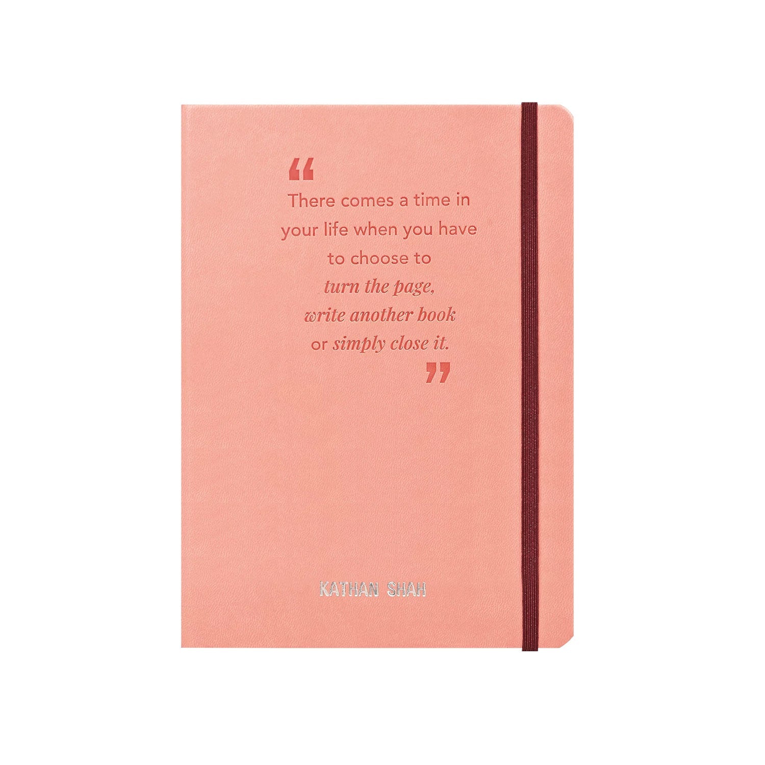 Scholar Philo Salmon Pink Notebook - A5, Ruled
