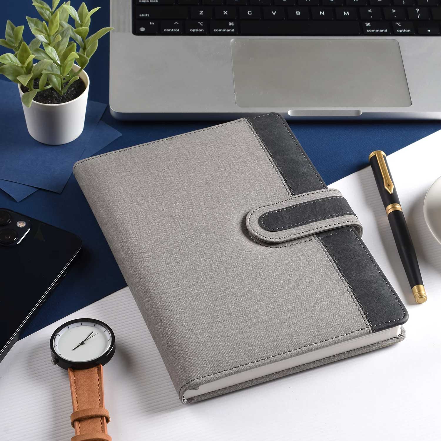 Scholar Regent Grey Notebook - A5, Ruled