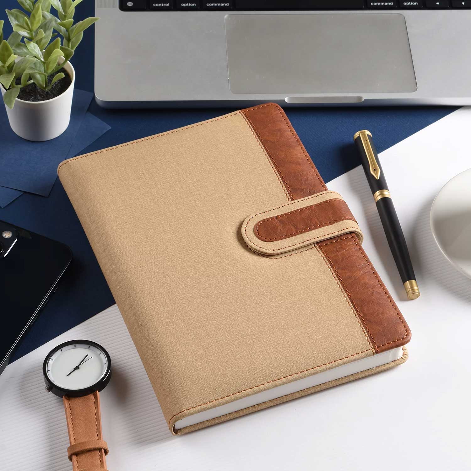 Scholar Regent Khaki Notebook - A5, Ruled