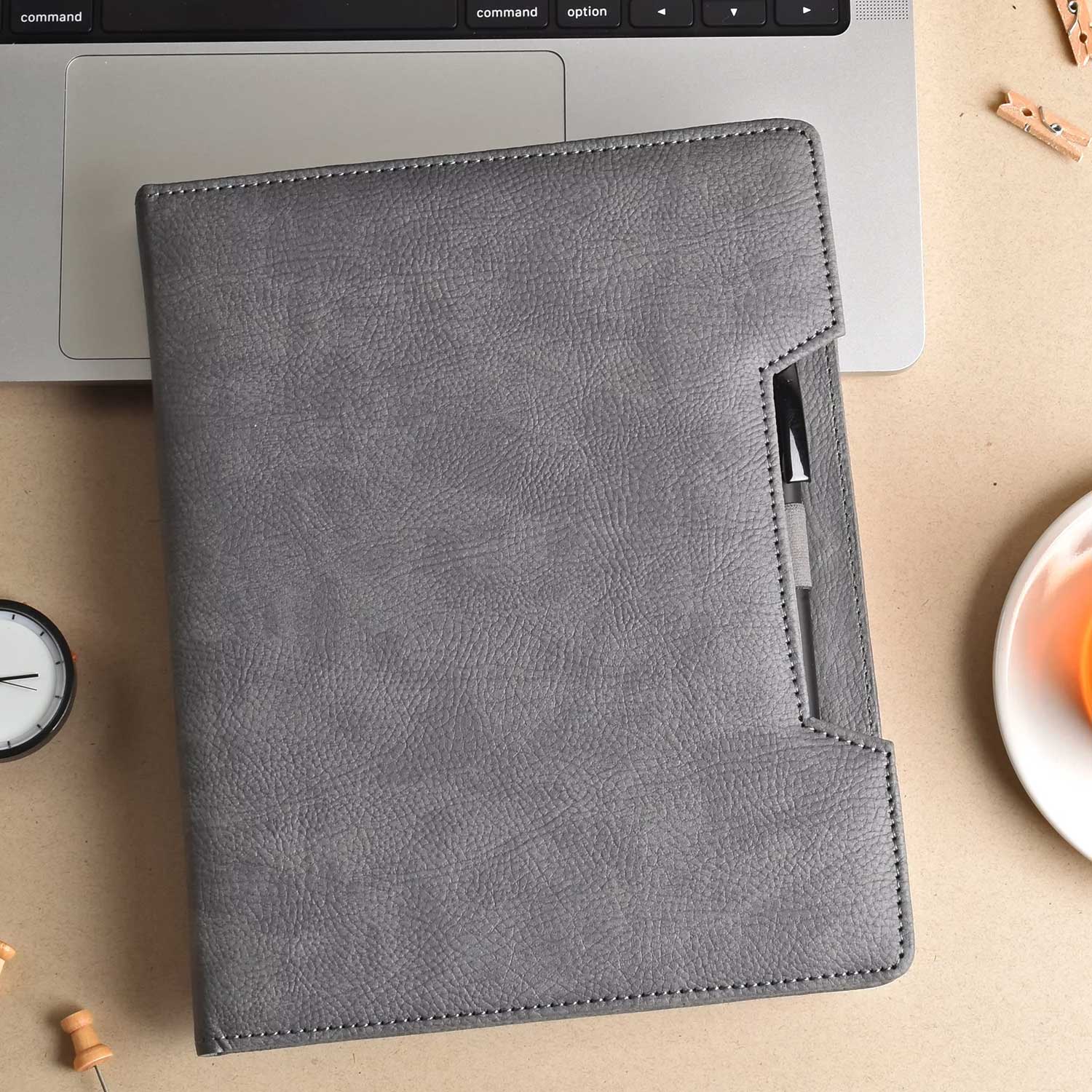 Scholar Signor Grey Notebook - A5, Ruled