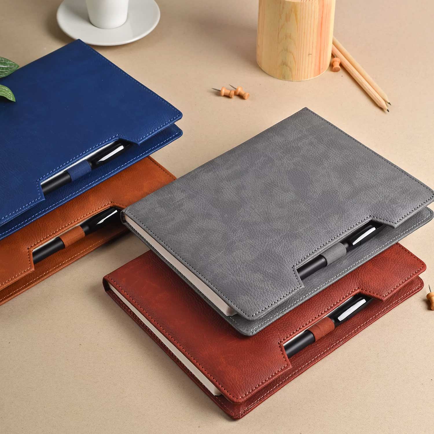 Scholar Signor Grey Notebook - A5, Ruled