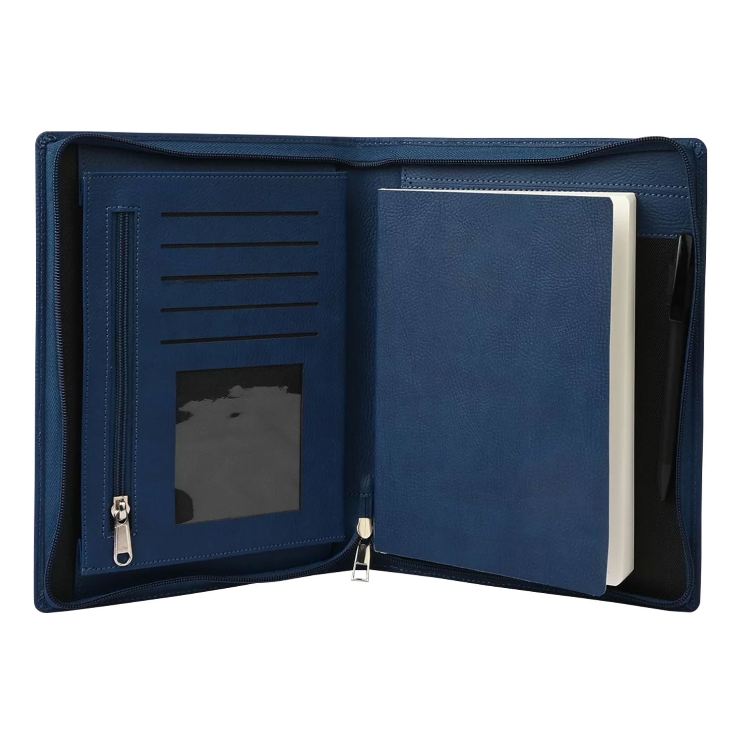 Scholar Vivant Folder Blue Notebook - A5, Ruled