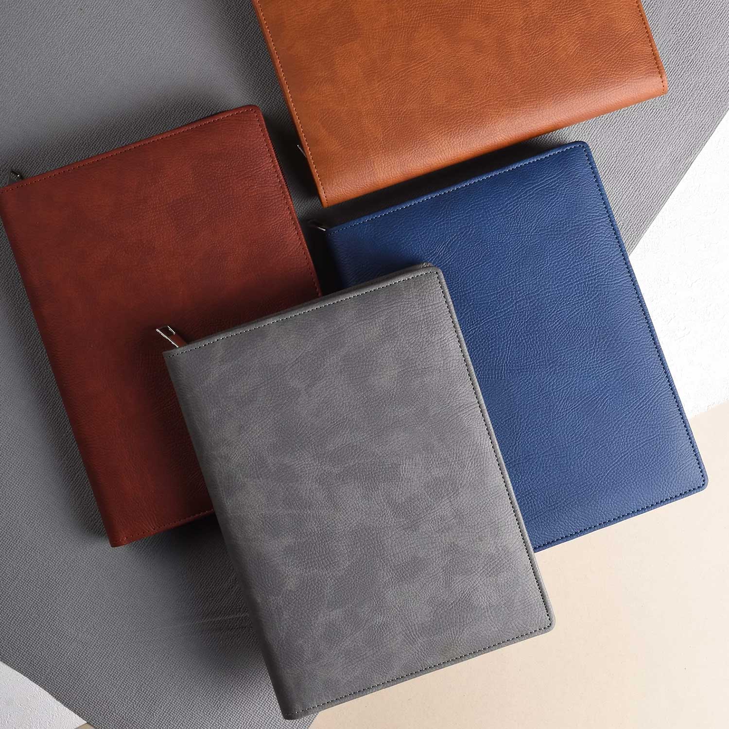 Scholar Vivant Folder Blue Notebook - A5, Ruled