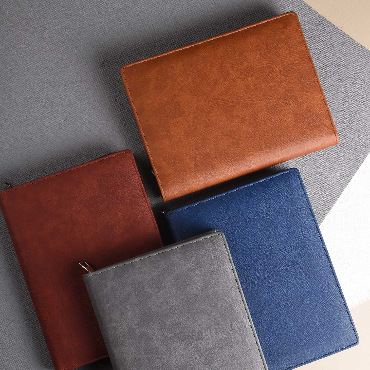 Scholar Vivant Folder Tan Notebook - A5, Ruled