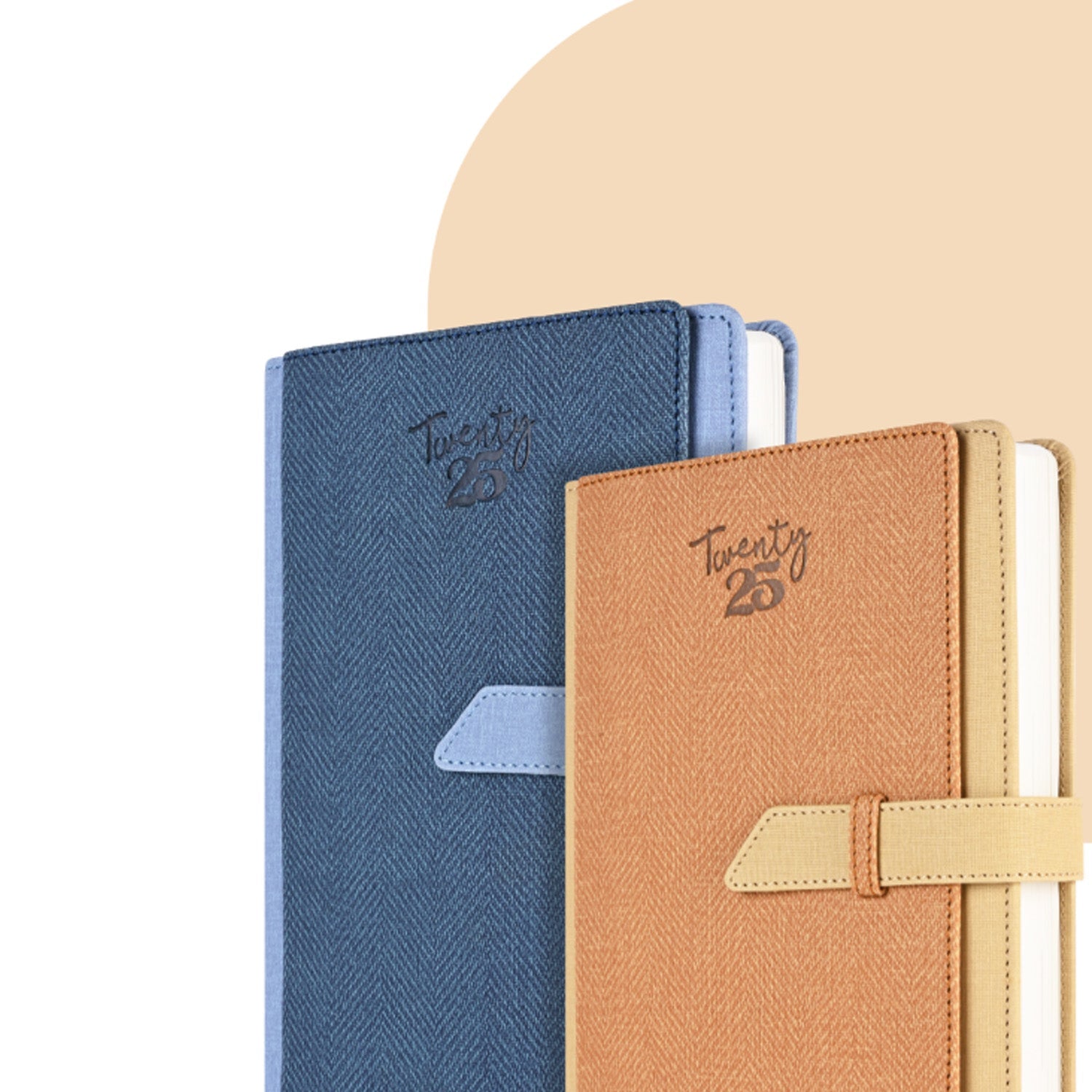 Scholar Folio 2025 A5 Daily Planner – Blue