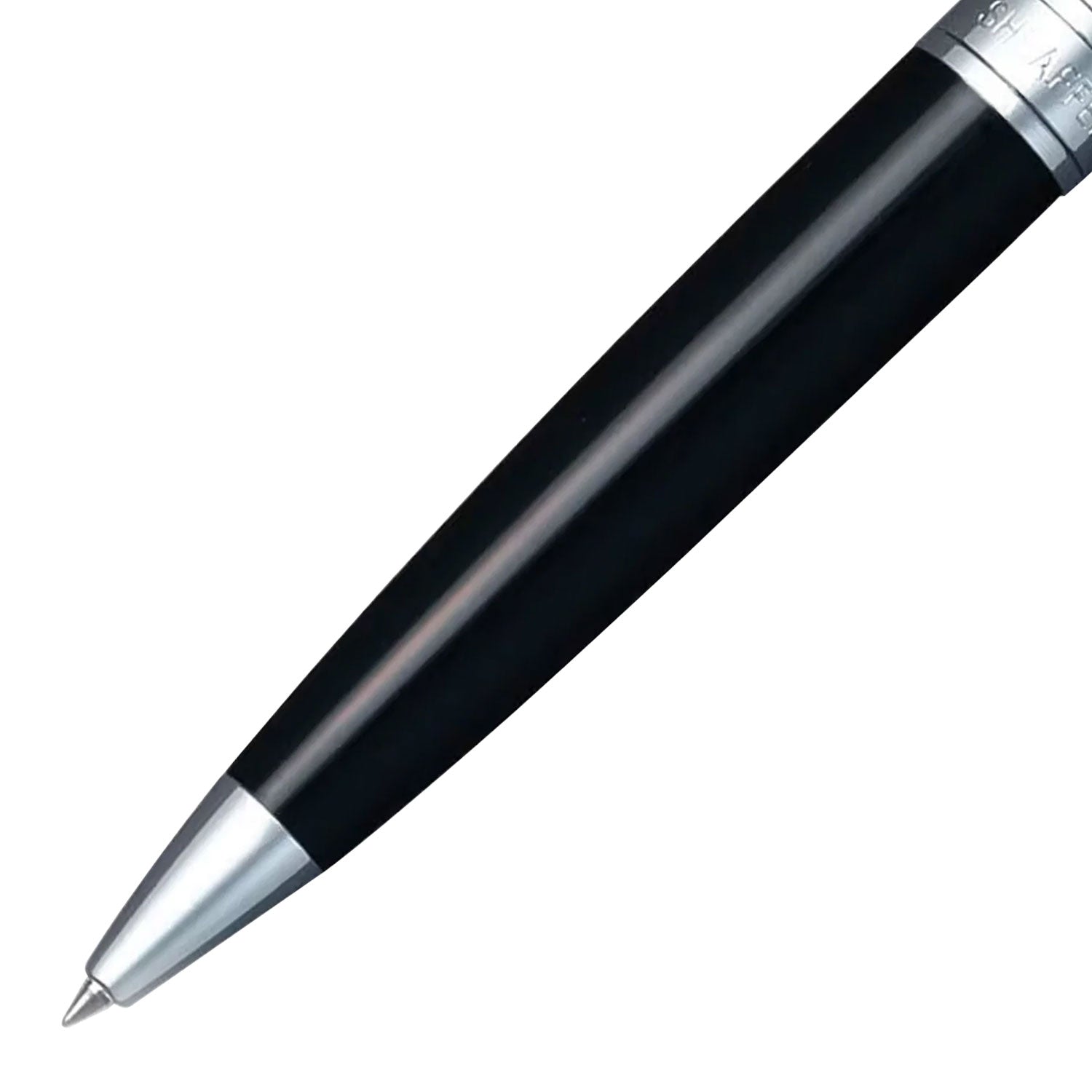 Sheaffer Gift Set - 100 Series Glossy Black & Chrome CT Ball Pen with Business Card Holder