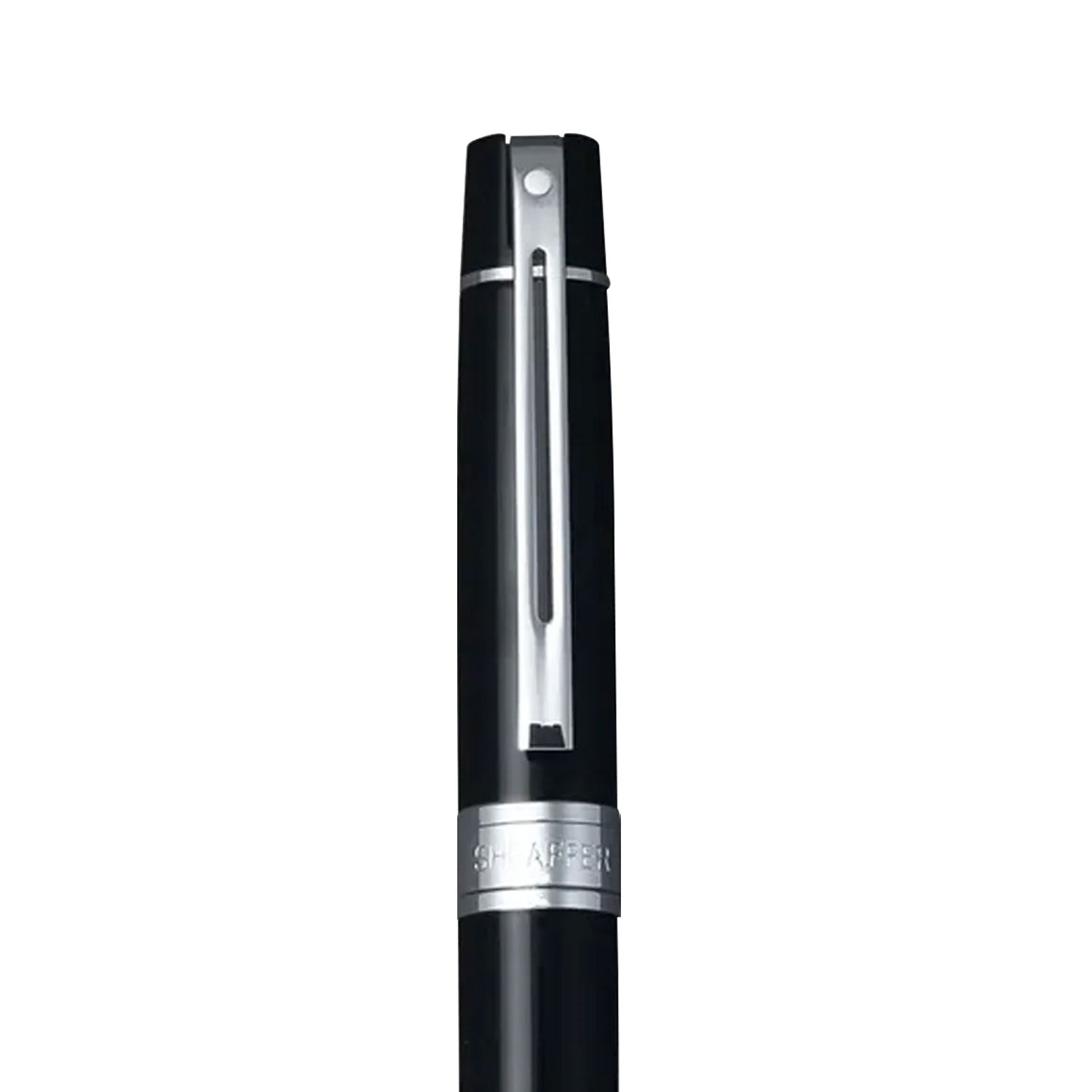 Sheaffer Gift Set - 300 Series Glossy Black CT Ball Pen with Pen Pouch