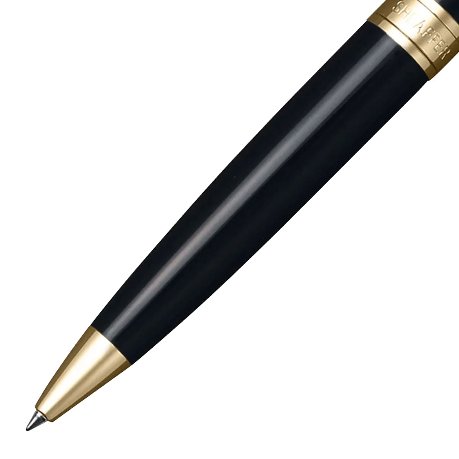 Sheaffer Gift Set - 300 Series Glossy Black GT Ball Pen with Credit Card Holder
