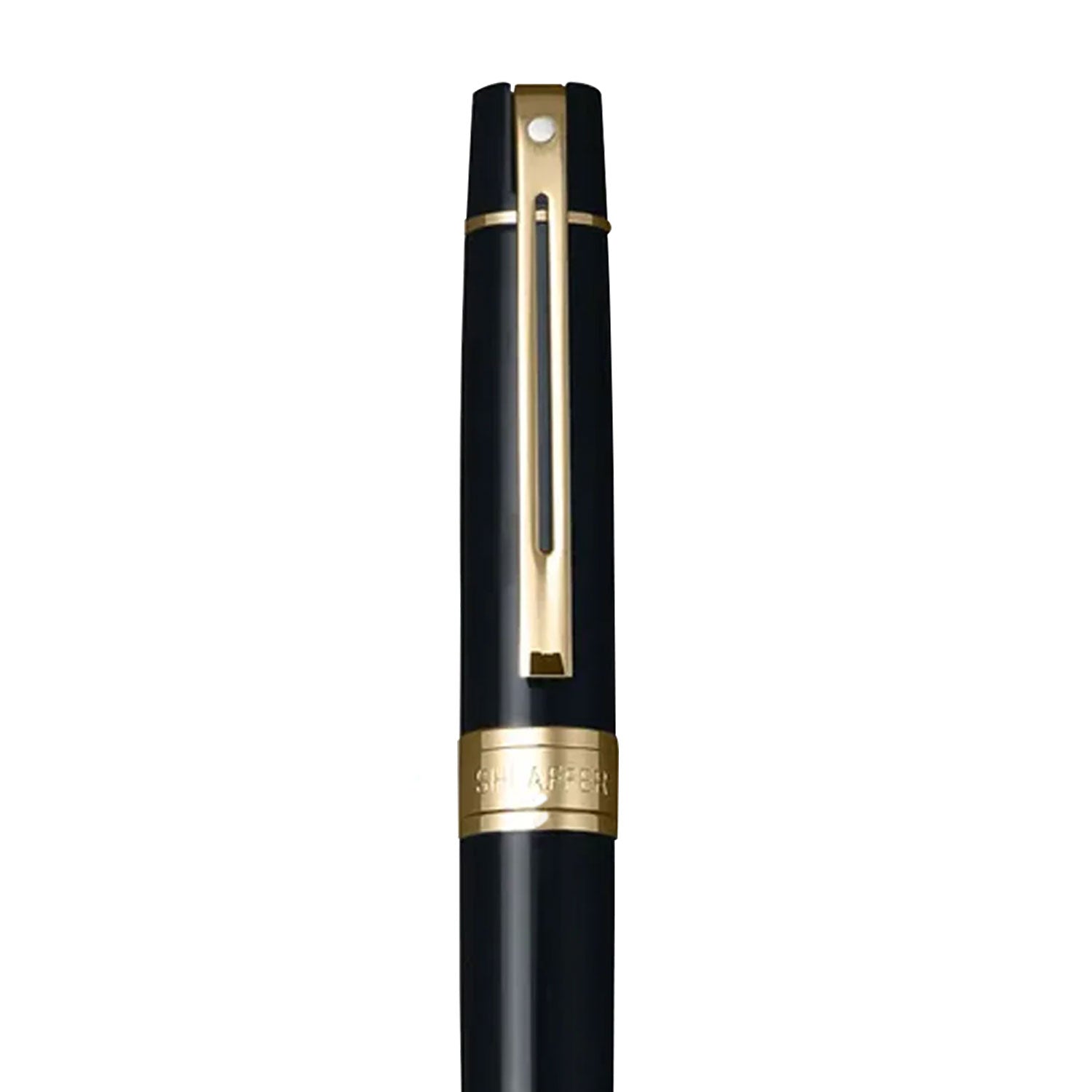 Sheaffer Gift Set - 300 Series Glossy Black GT Ball Pen with Pen Pouch