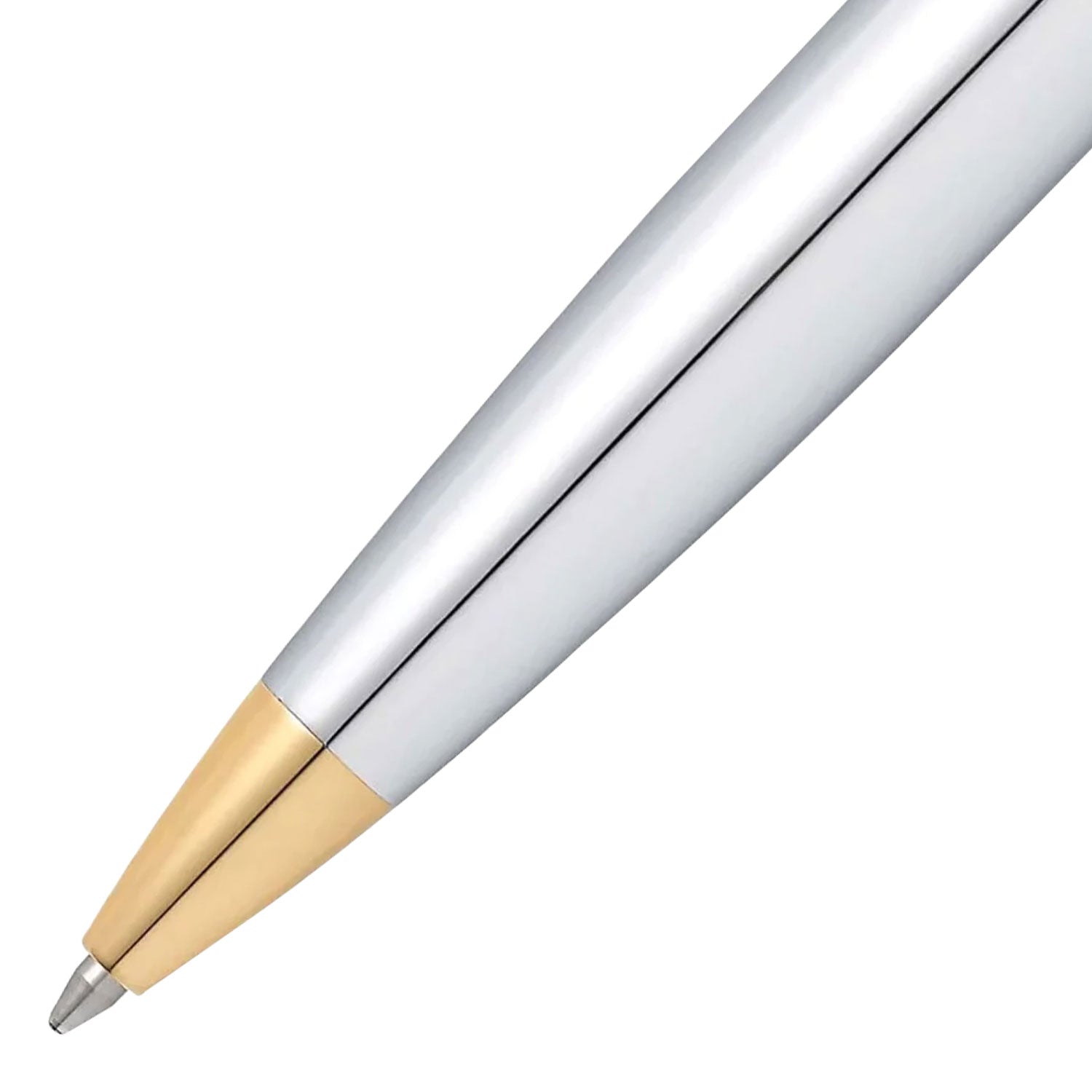 Sheaffer Gift Set - 300 Series Bright Chrome GT Ball Pen with Table Clock