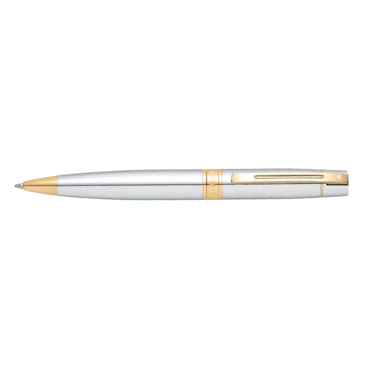 Sheaffer Gift Set - 300 Series Bright Chrome GT Ball Pen with A5 Black Notebook