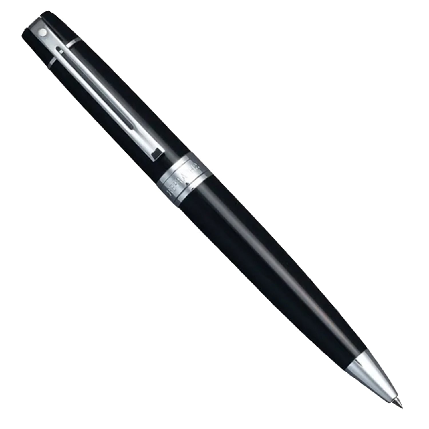 Sheaffer Gift Set - 300 Series Glossy Black CT Ball Pen with A5 Black Notebook