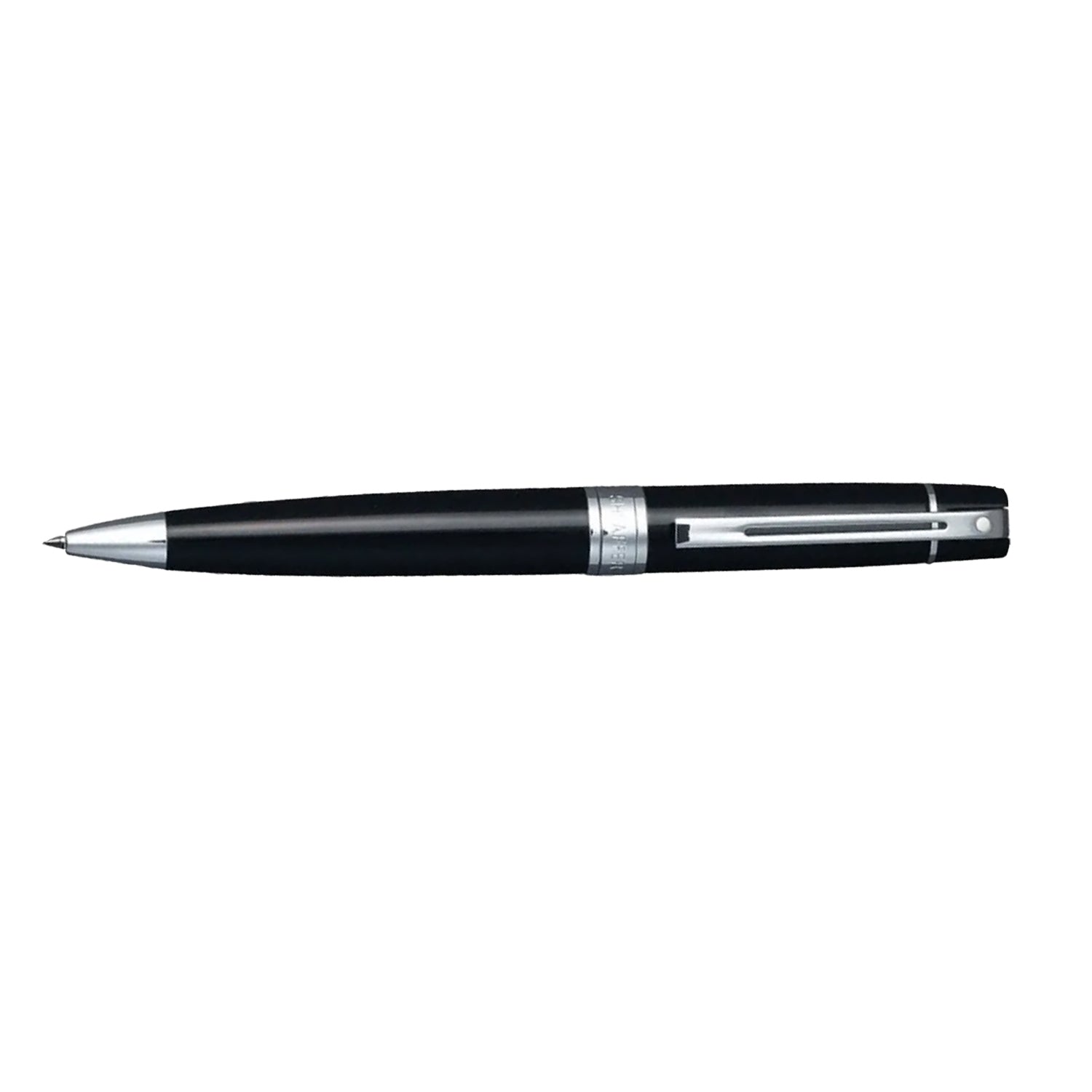 Sheaffer Gift Set - 300 Series Glossy Black CT Ball Pen with A5 Black Notebook