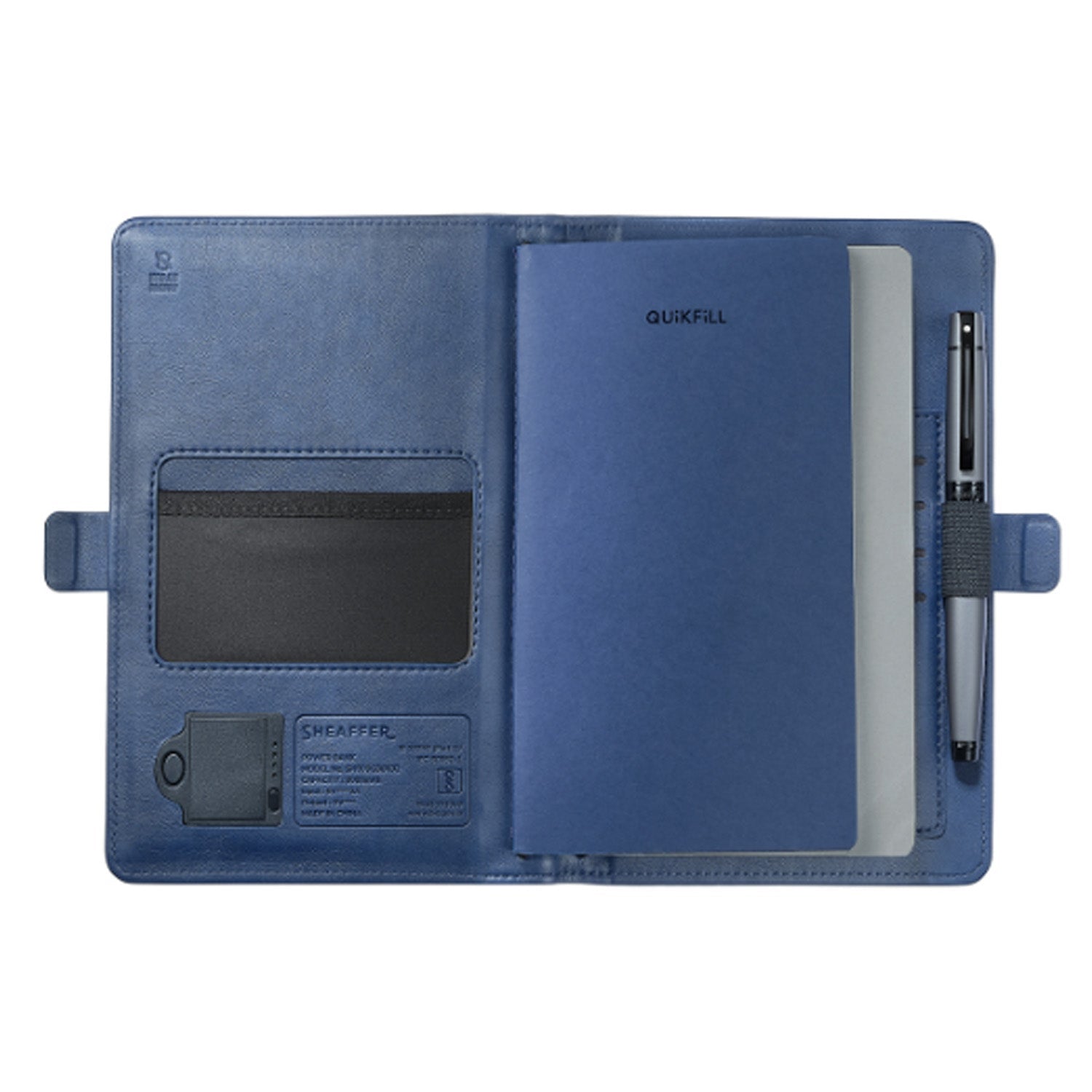 Sheaffer Superbook Mini 8000mAh Power Bank Organizer - Blue