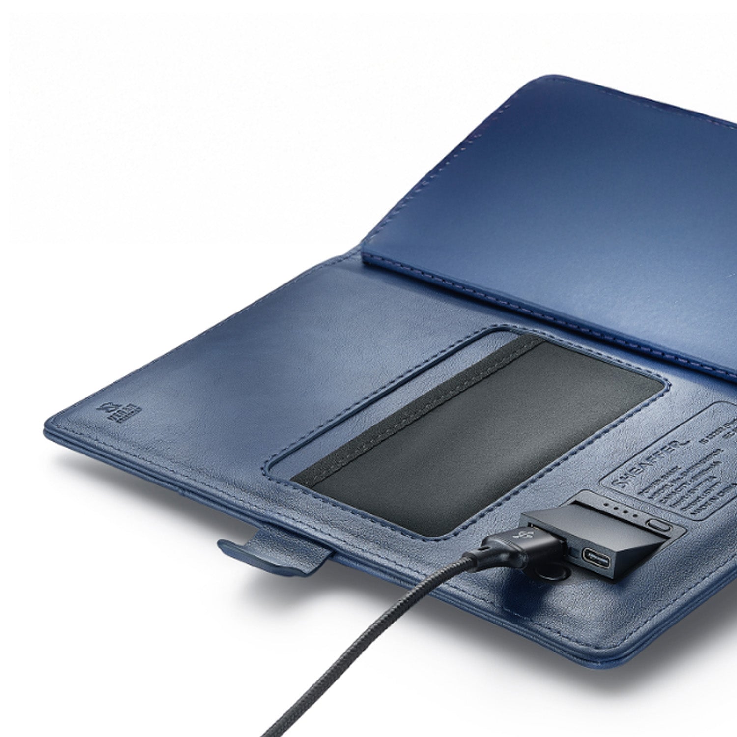 Sheaffer Superbook Mini 8000mAh Power Bank Organizer - Blue