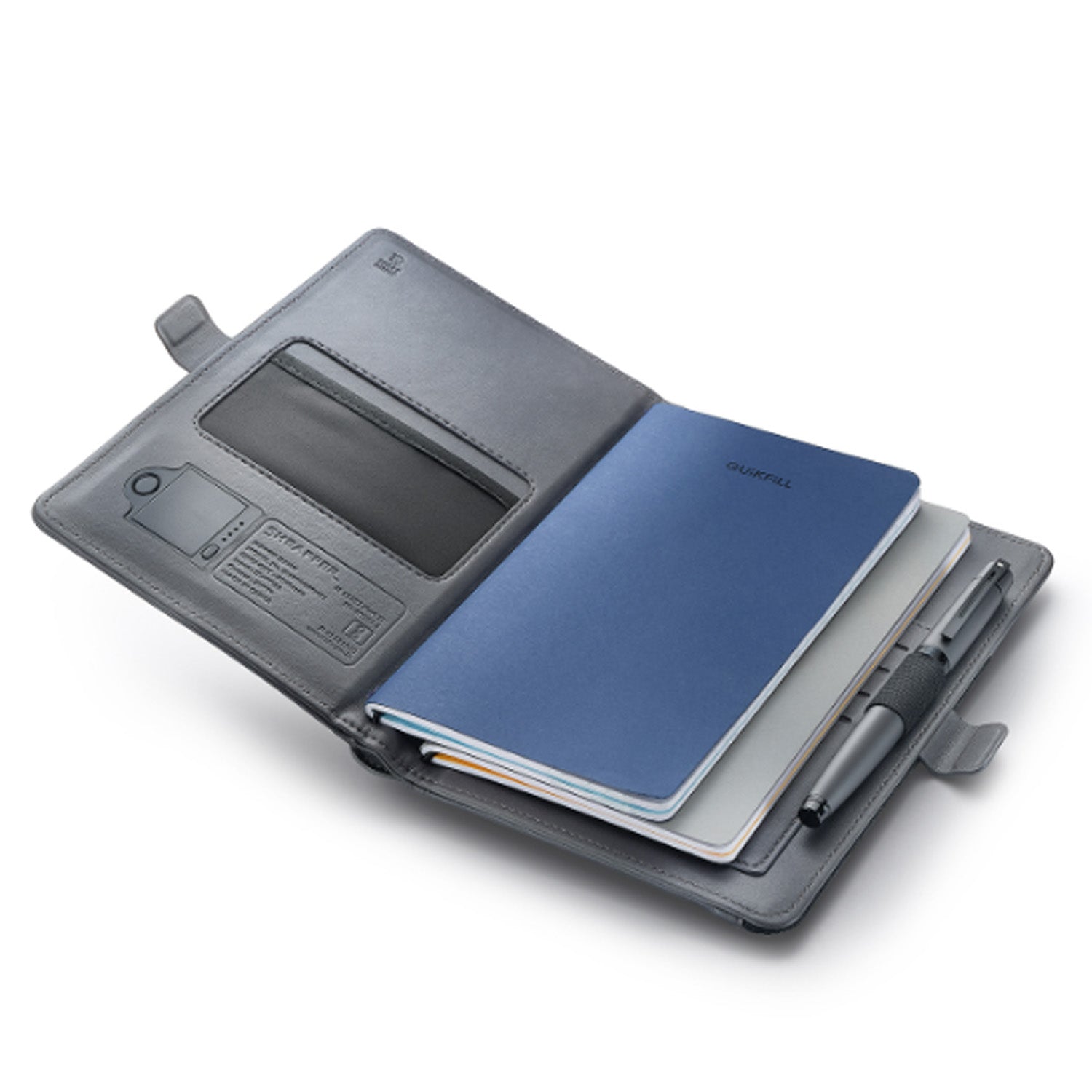 Sheaffer Superbook Mini 8000mAh Power Bank Organizer - Grey