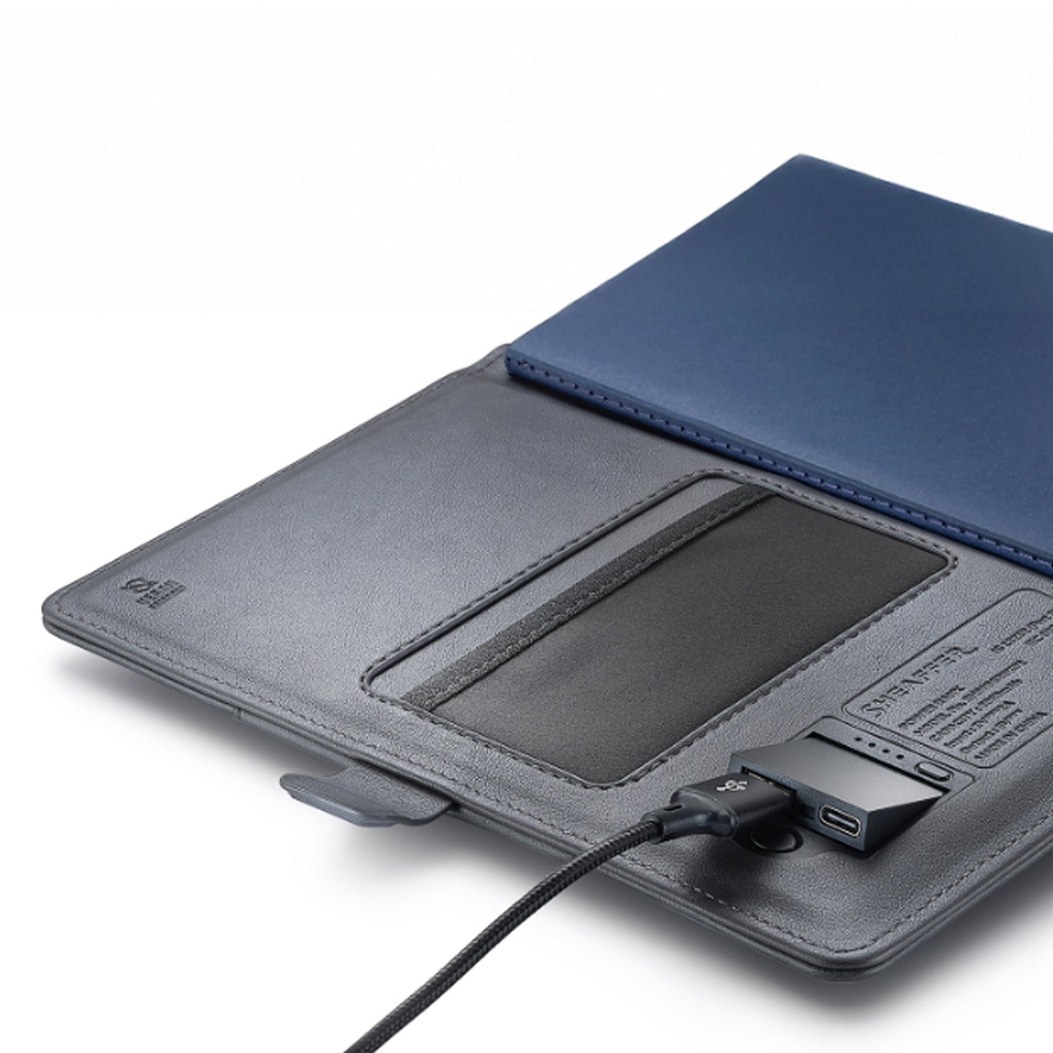 Sheaffer Superbook Mini 8000mAh Power Bank Organizer - Grey