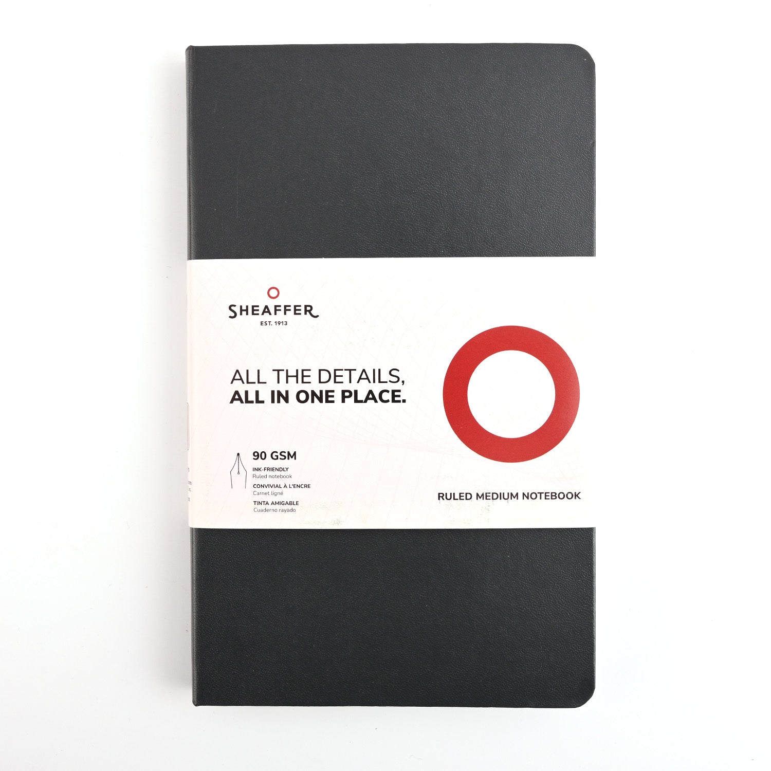 Sheaffer Superbook Organizer with Wireless Charging + 12000 mAh Powerbank and 16GB Pendrive - Grey