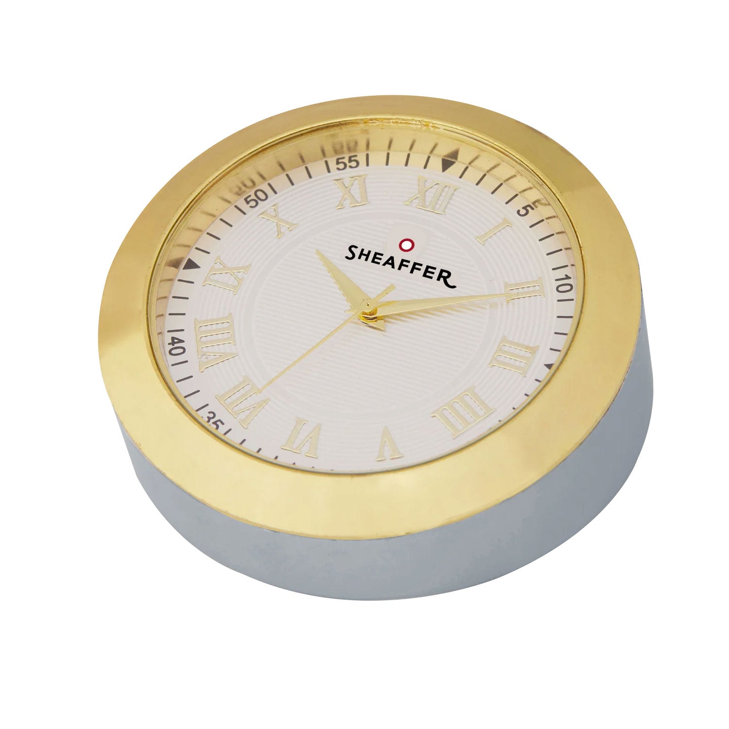 Sheaffer Gift Set - 300 Series Glossy Black GT Ball Pen with Table Clock