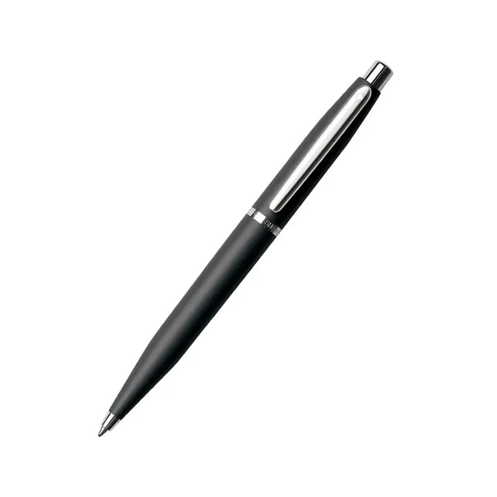 Sheaffer VFM Ballpoint Pen Matt Black with Polished chrome Trim
