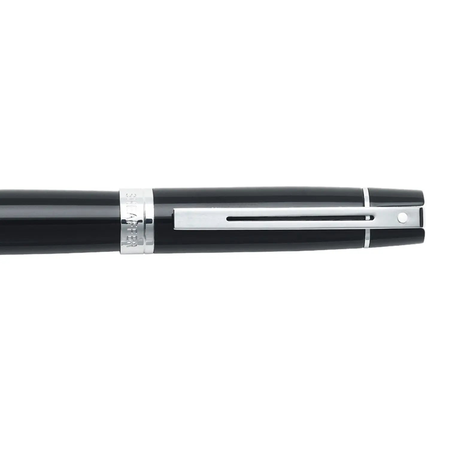 Sheaffer 300 Fountain Pen Chrome and Black