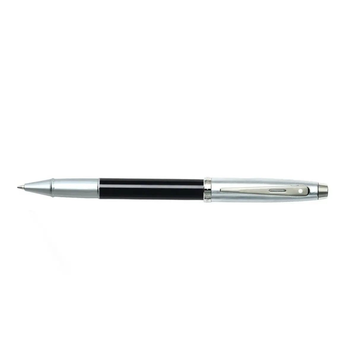 Sheaffer 100 Rollerball Pen Black and Brushed Chrome