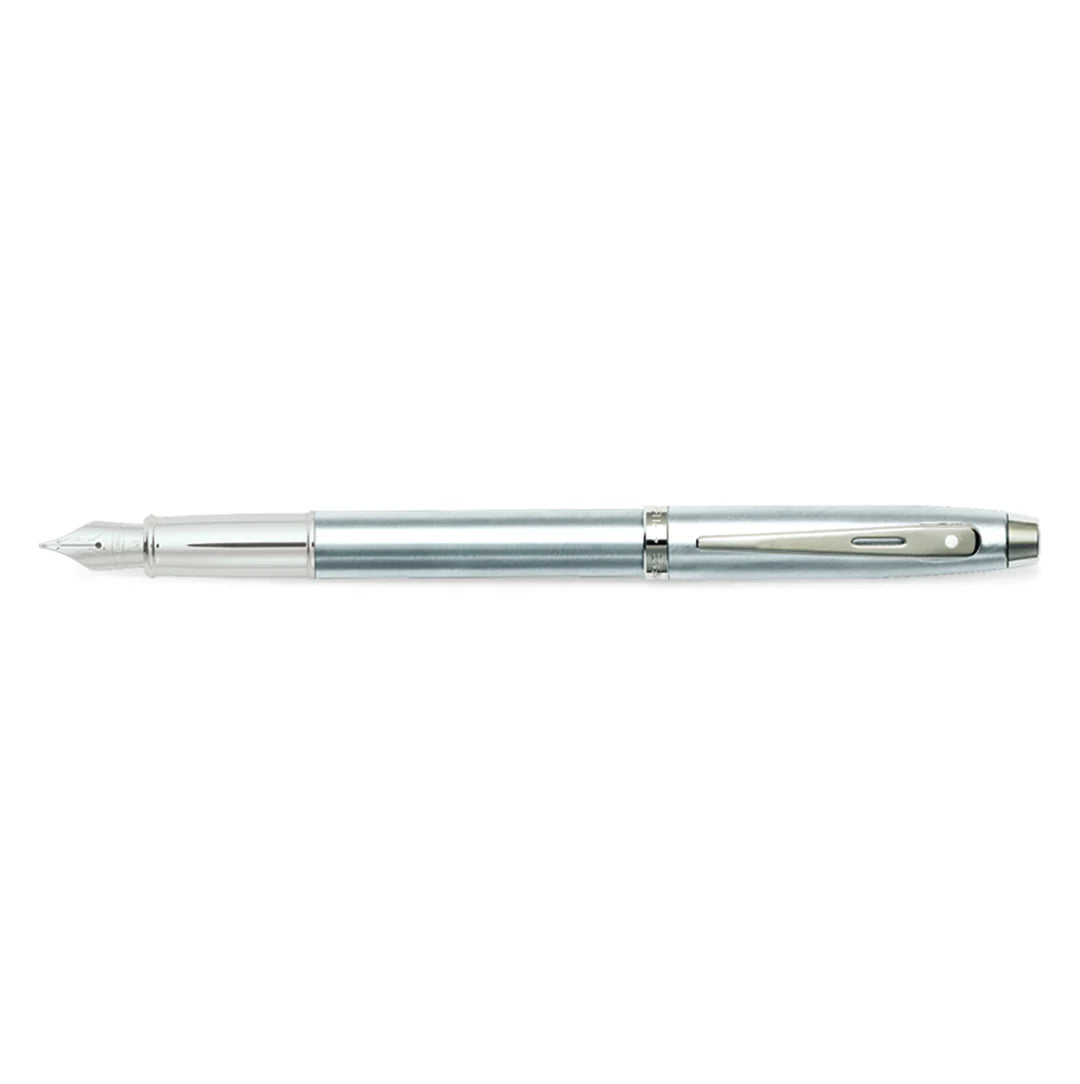 Sheaffer 100 Fountain Pen Brushed Chrome