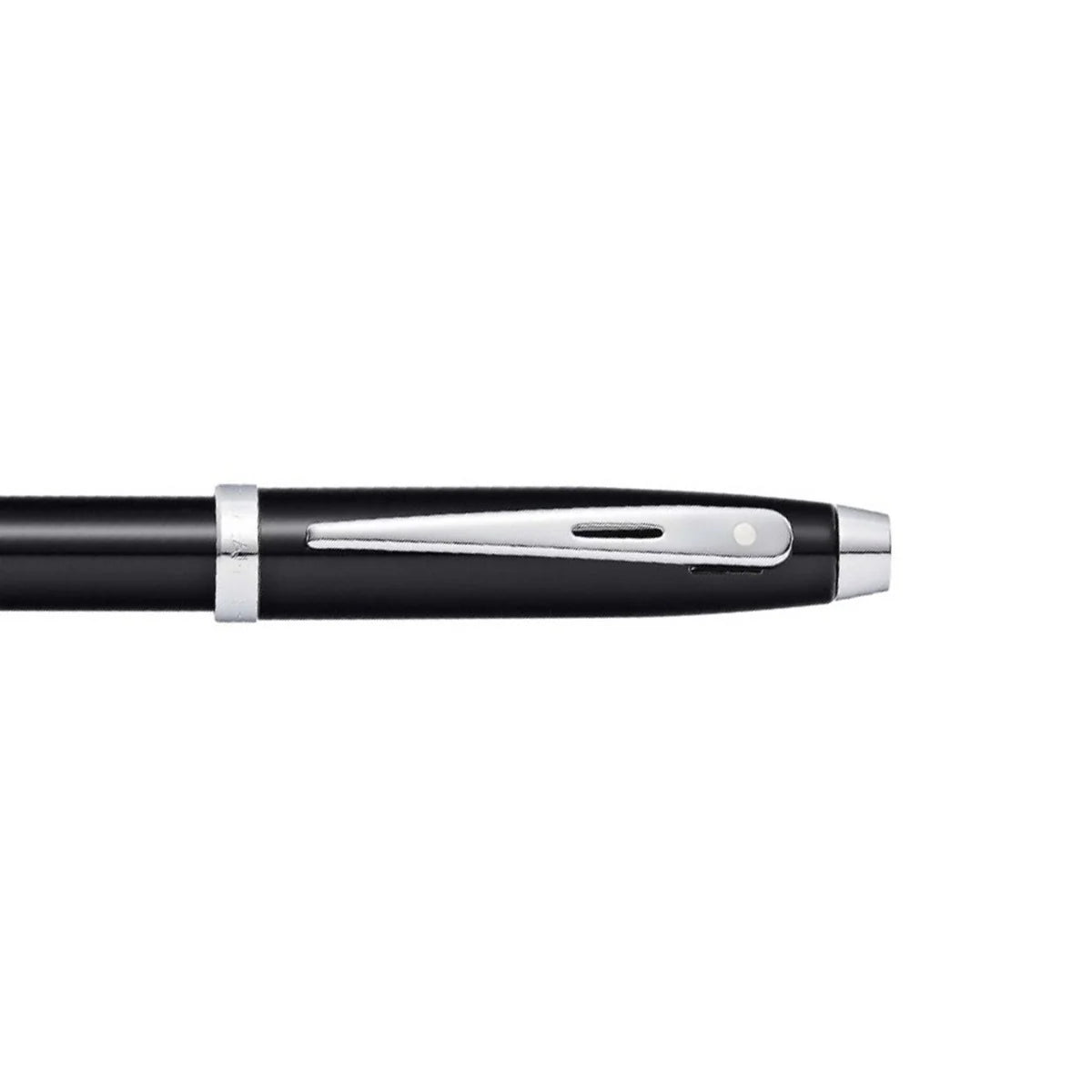 Sheaffer 100 Ballpoint Pen Black Lacquer with Chrome Trim