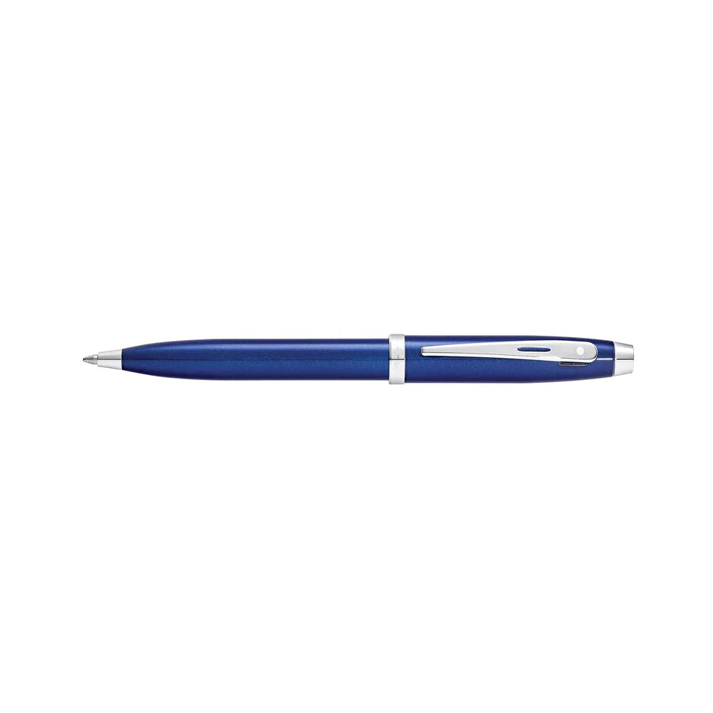 Sheaffer Gift 100 Glossy Blue Lacquer With Chrome-Plated Trim Ball Pen