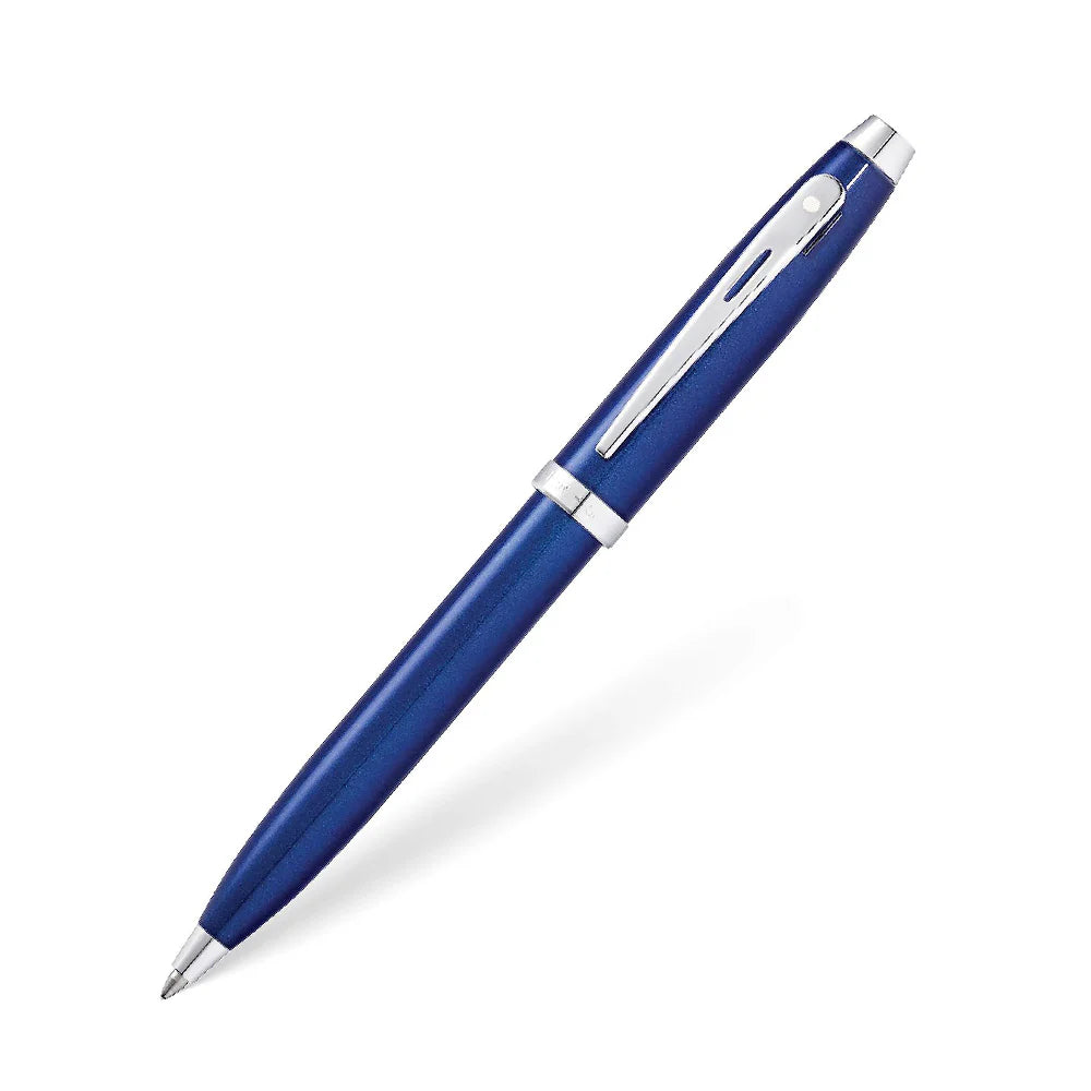 Sheaffer Gift 100 Glossy Blue Lacquer With Chrome-Plated Trim Ball Pen