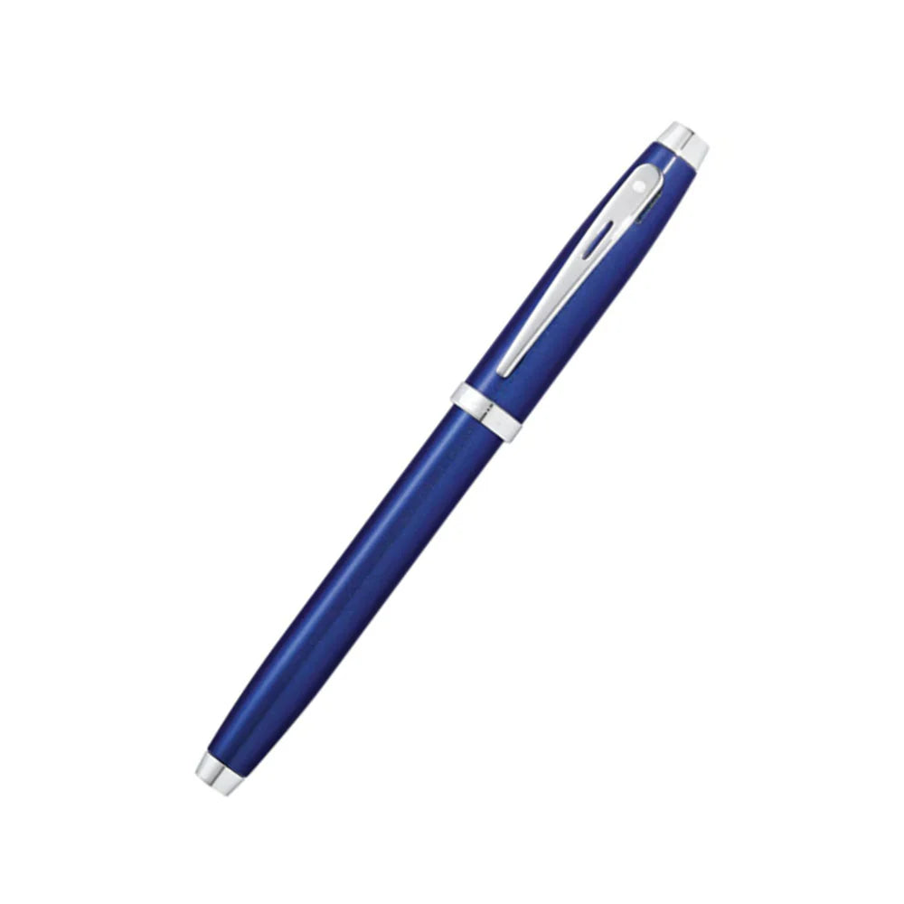 Sheaffer Gift 100 Glossy Blue Lacquer with Chrome-Plated Trim Rollerball Pen