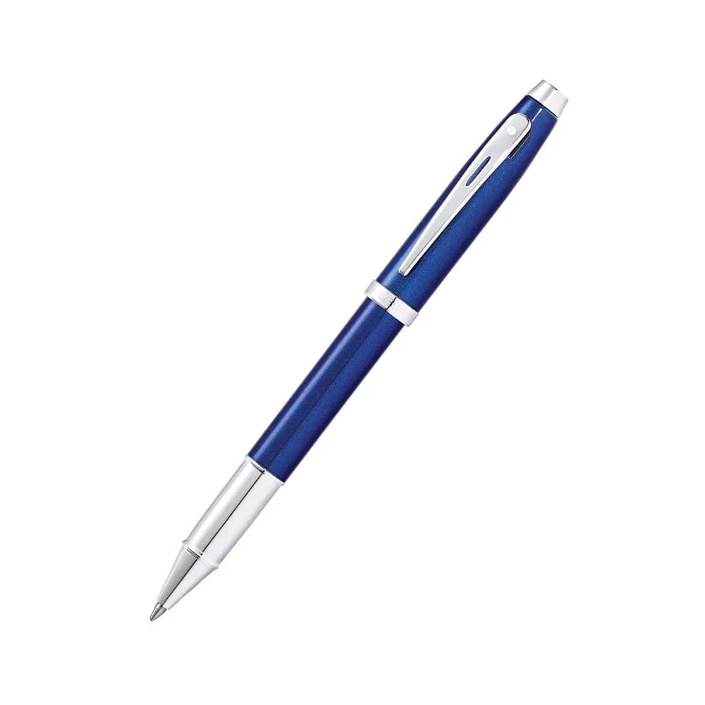 Sheaffer Gift 100 Glossy Blue Lacquer with Chrome-Plated Trim Rollerball Pen